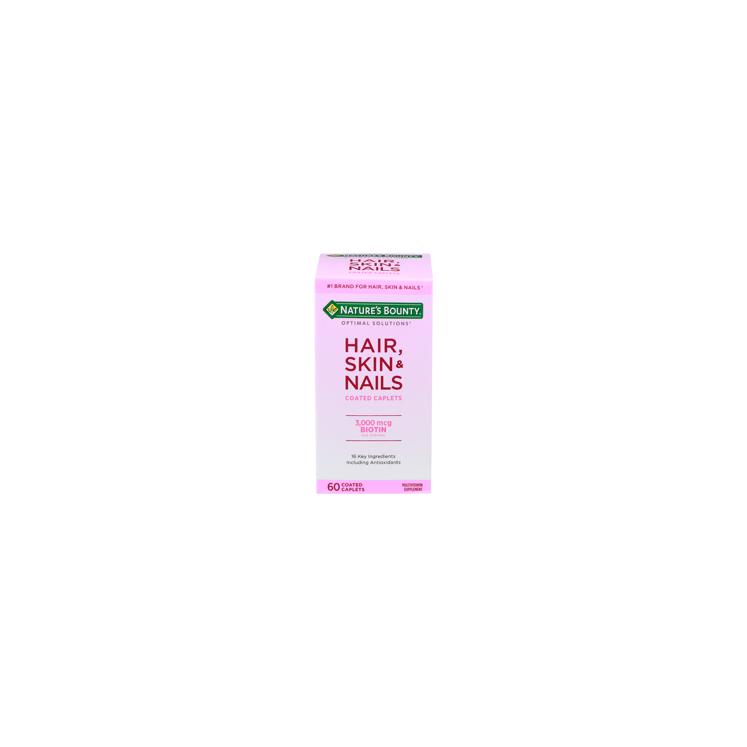 NATURE's Bounty Hair, Skin & Nails Coated Caplets - 60 Count Image 1 of 2
