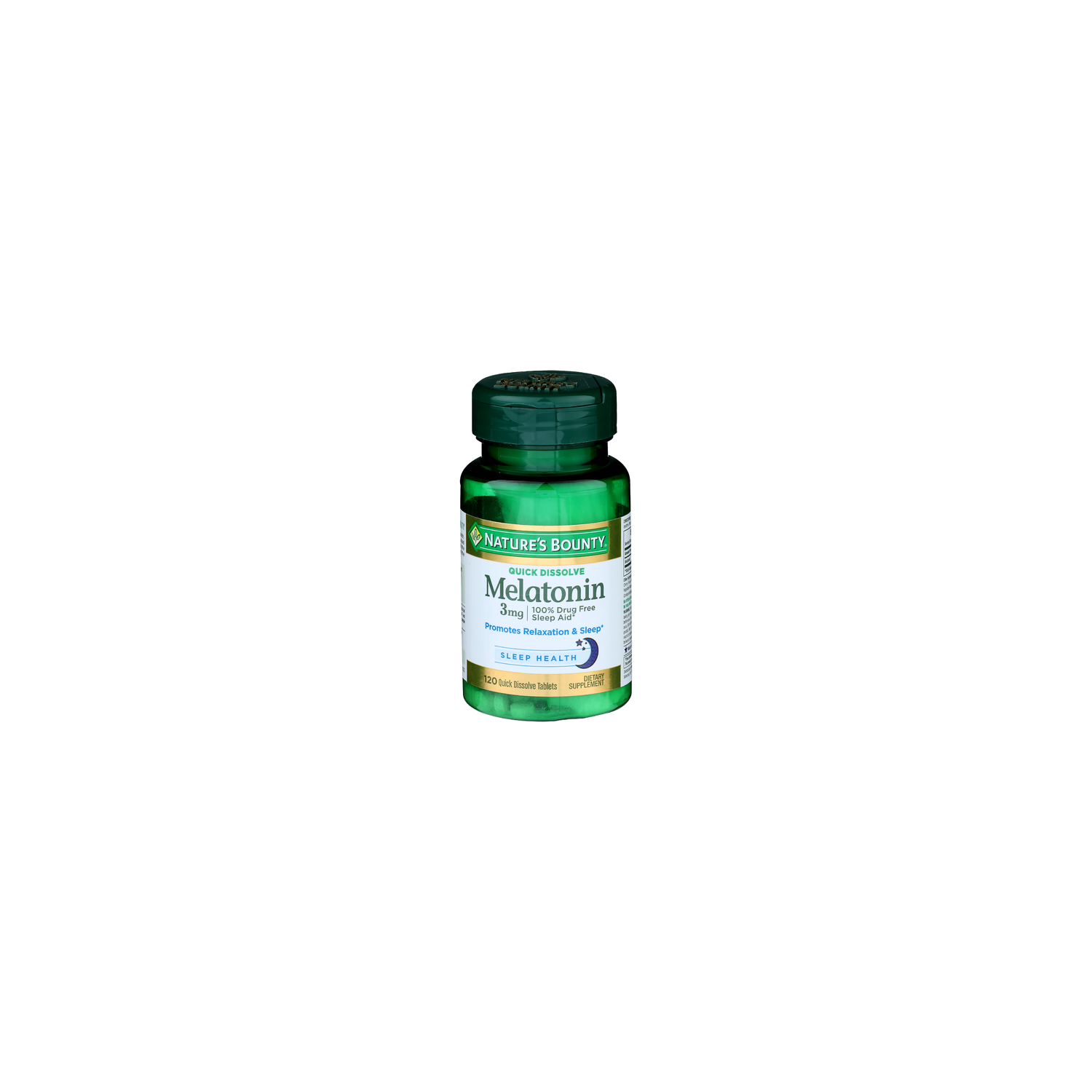 NATURE's Bounty Quick Dissolve Melatonin - 120 Count Image 1 of 2