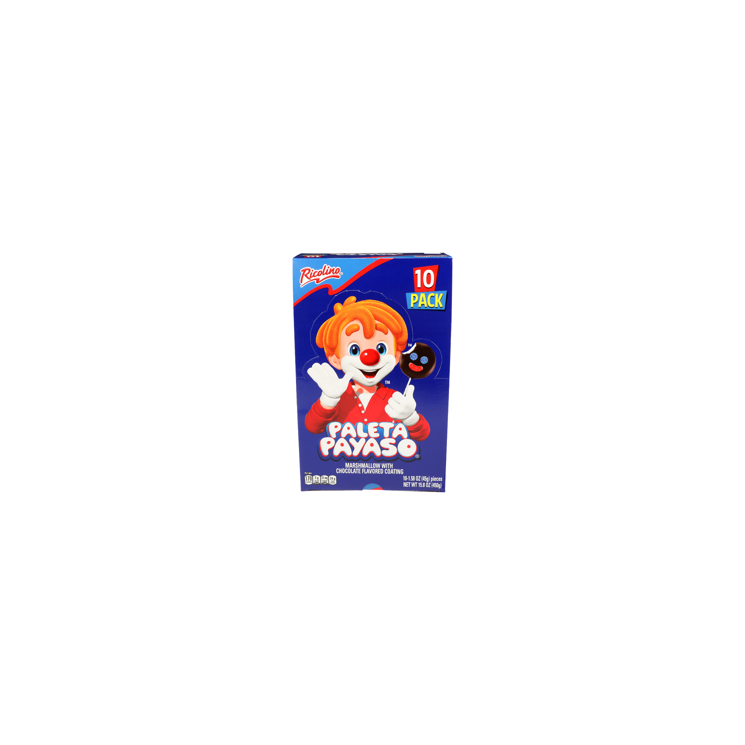 Ricolino Paleta Payaso - 1.58 Ounce - 10 Count Image 1 of 4