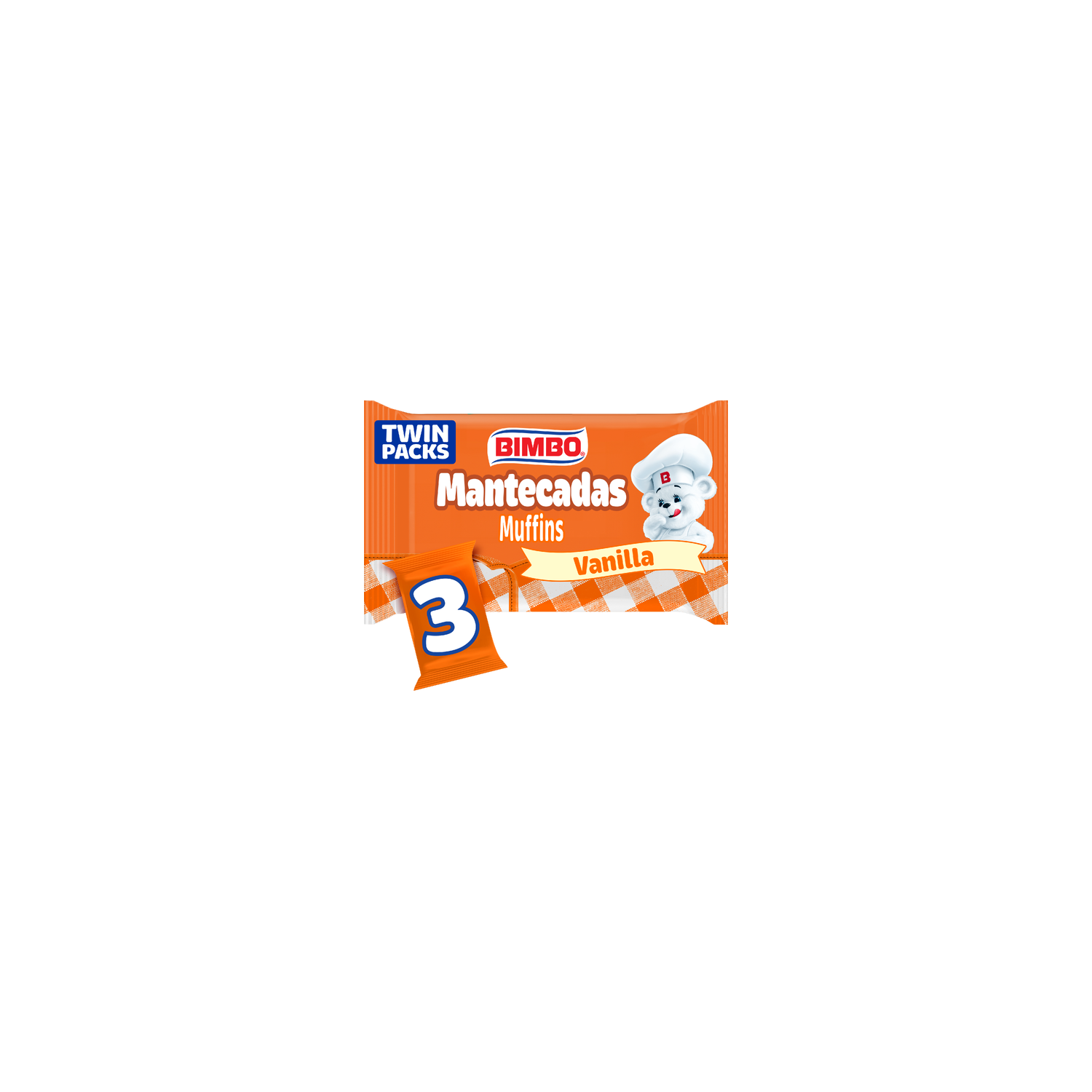 Bimbo Mantecadas Vanilla Muffins, , Bag - 11.1 Ounce Image 1 of 4