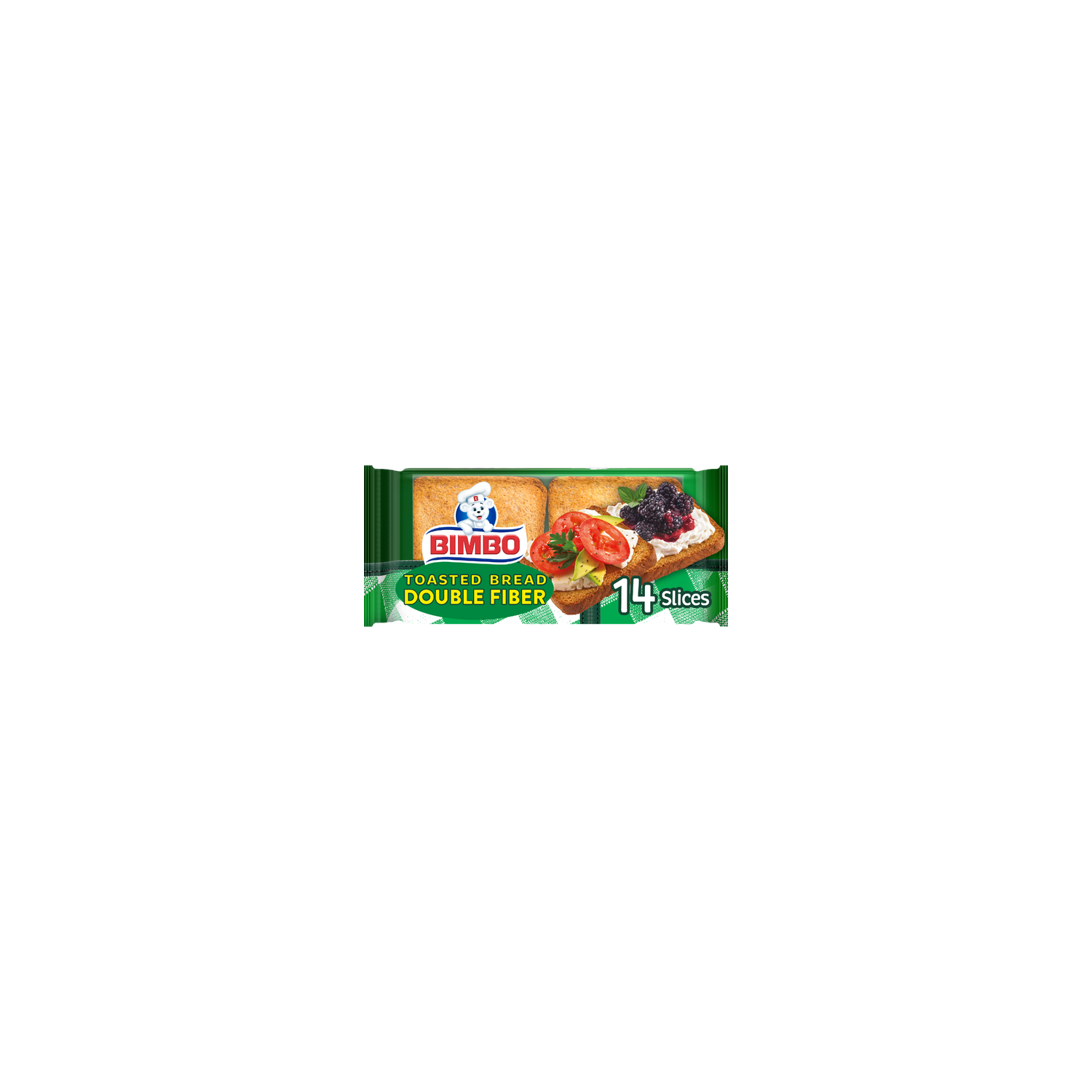 Bimbo Double Fiber Toasted Bread - 8.82 Ounce Image 1 of 4