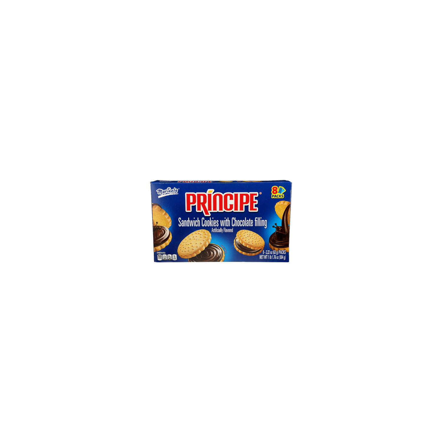 Marinela Principe Sandwich Cookies With Chocolate Filling - 2.22 Ounce - 8 Count Image 1 of 4