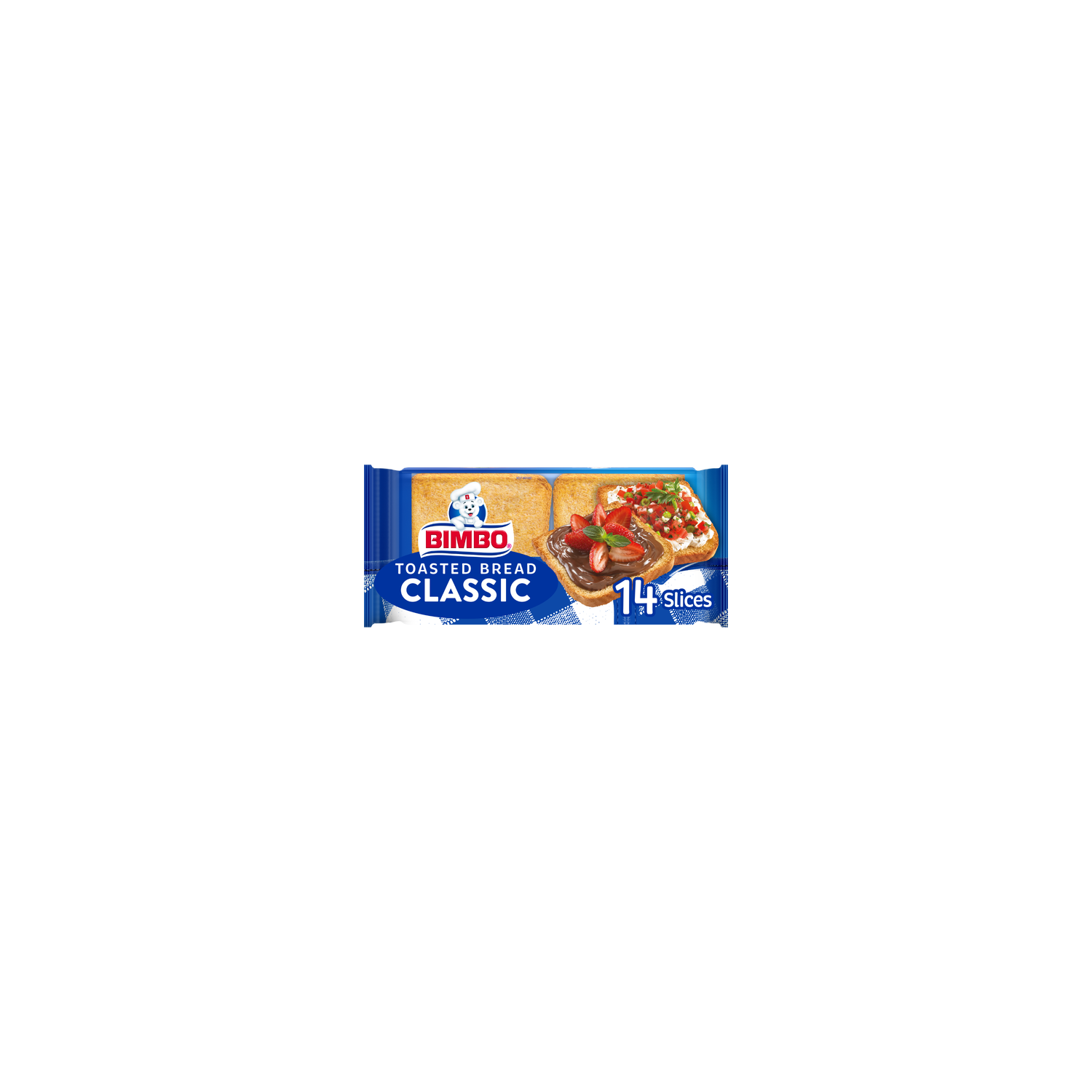 Bimbo Pan Tostado Classic Toasted Bread, , Each White Bag - 7.41 Ounce Image 1 of 4