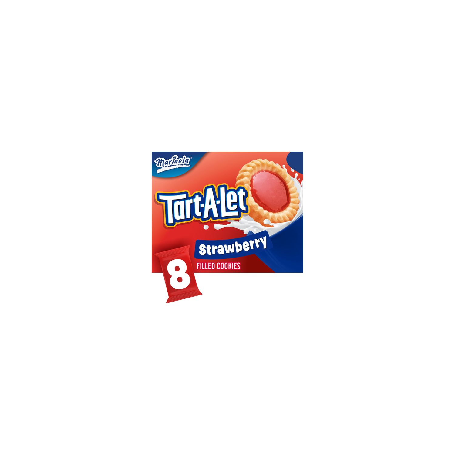 Marinela Tart-A-Let Strawberry Filled Cookies - 14.08 Ounce Image 1 of 4
