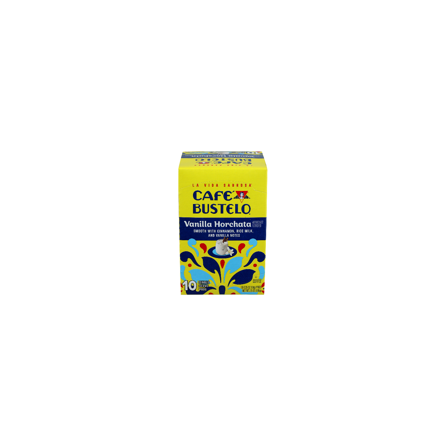 Cafe Bustelo Vanilla Horchata Single Serve Coffee Pods - 0.35 Ounce - 10 Count Image 1 of 3