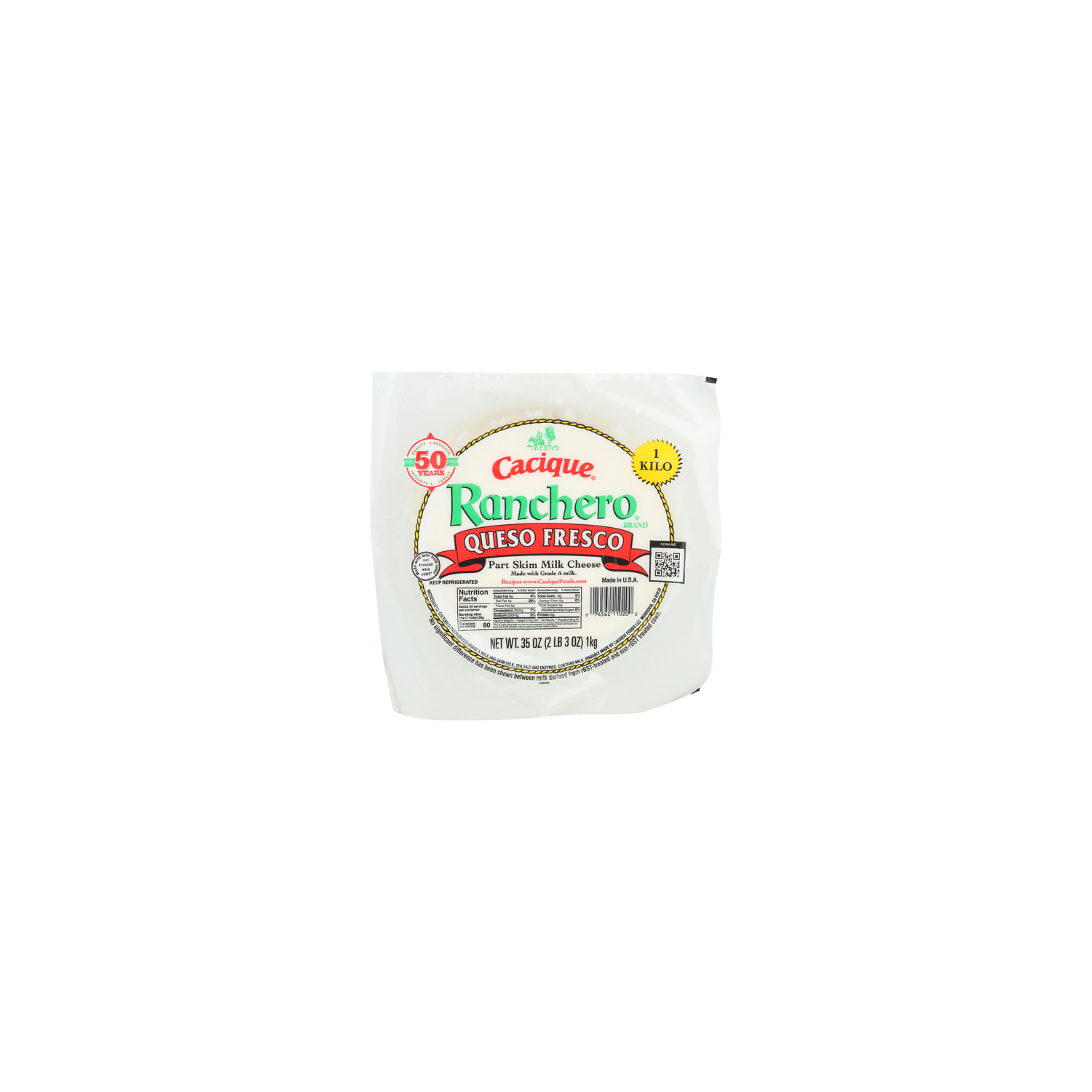 Cacique Queso Fresco - 35 Ounce Image 1 of 4
