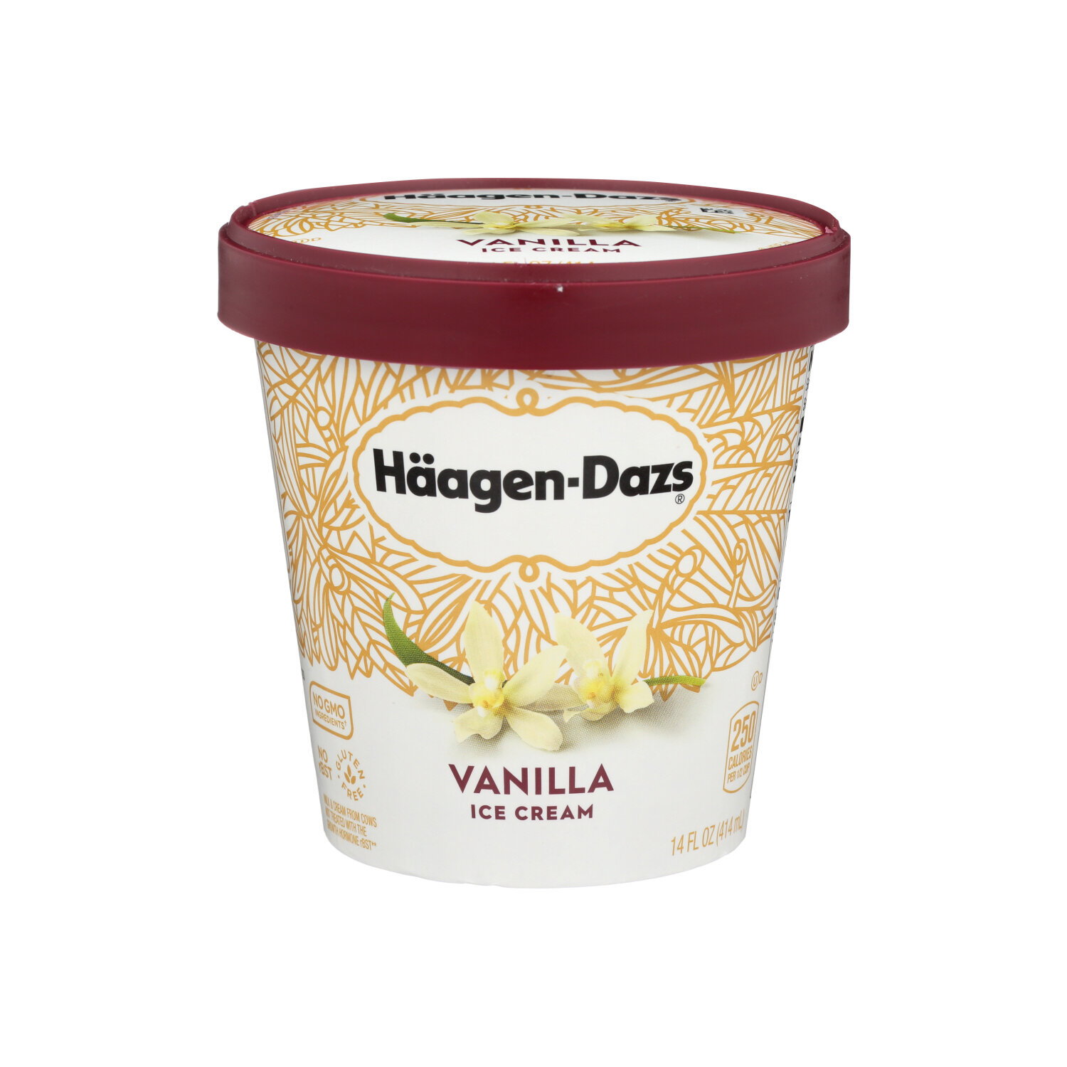 Haagen-Dazs Vanilla Ice Cream - 14 Fluid Ounce Image 1 of 2