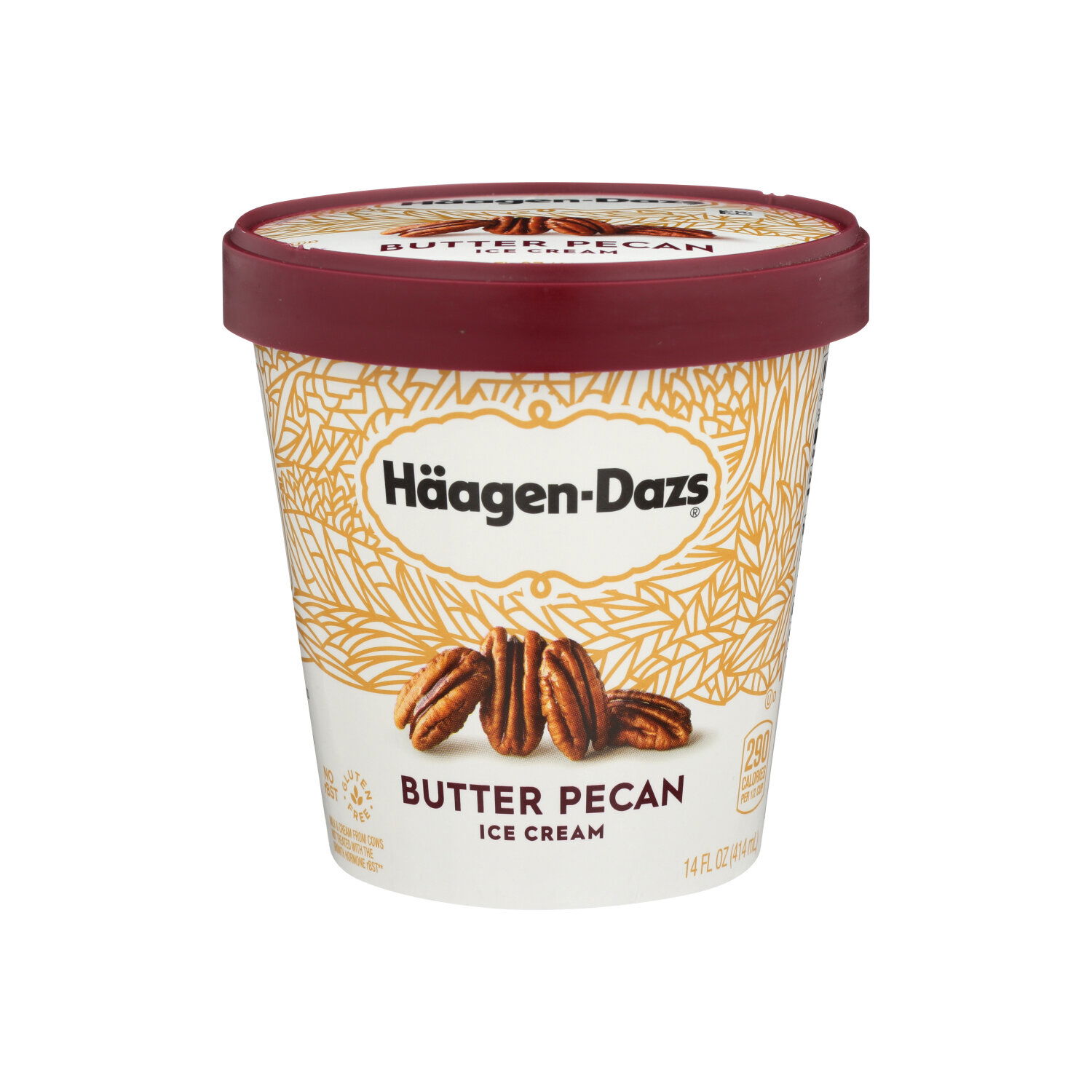 HAAGEN-DAZS Butter Pecan Ice Cream - 14 Fluid Ounce - 1 Count