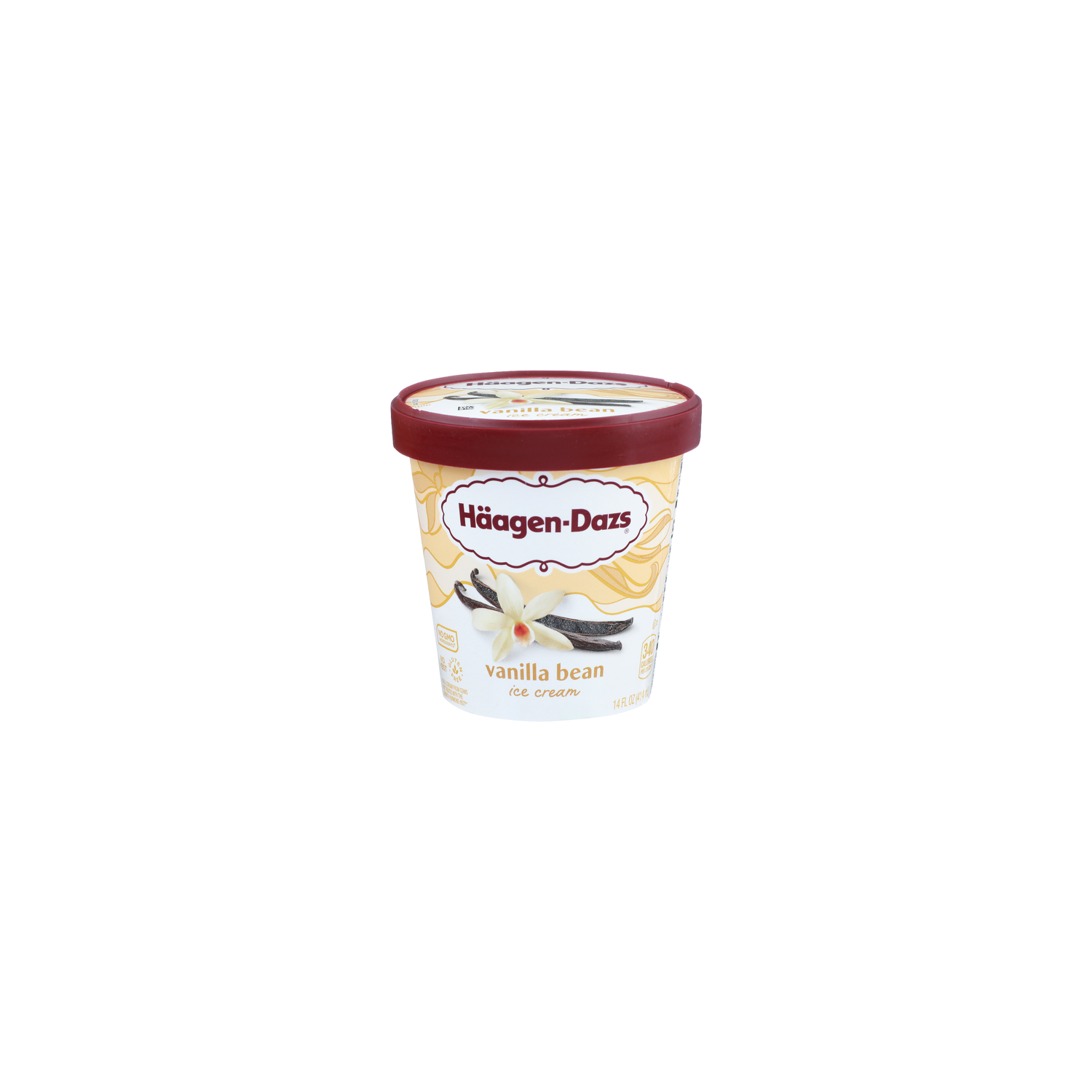 Haagen-Dazs Vanilla Bean Ice Cream - 14 Fluid Ounce - Super