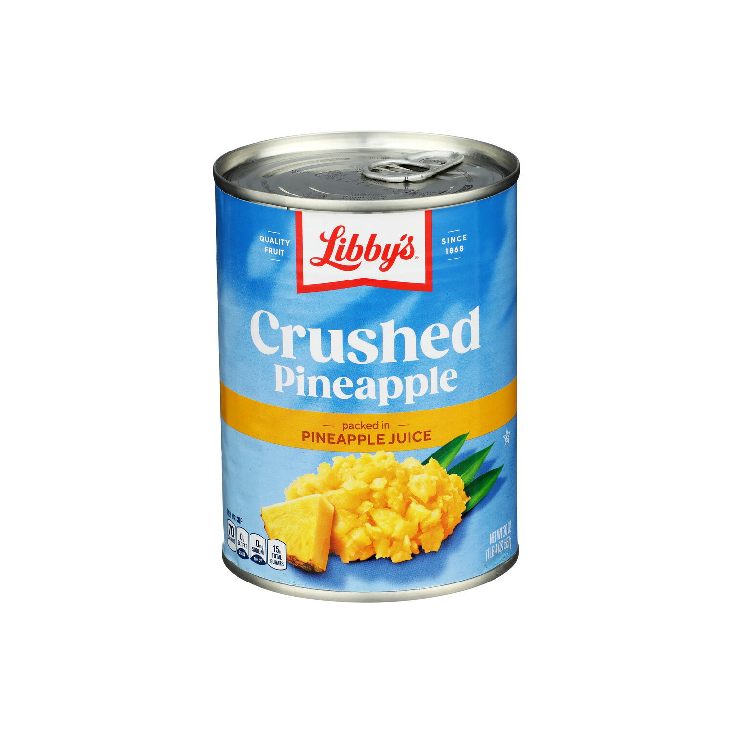 LIBBY's Libbys Crushed Pineapple In Juice - 20 Ounce Image 1 of 4