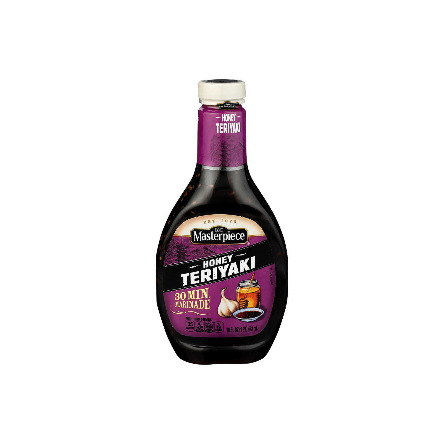 Kc Masterpiece Honey Teriyaki - 16 Fluid Ounce Image 1 of 4