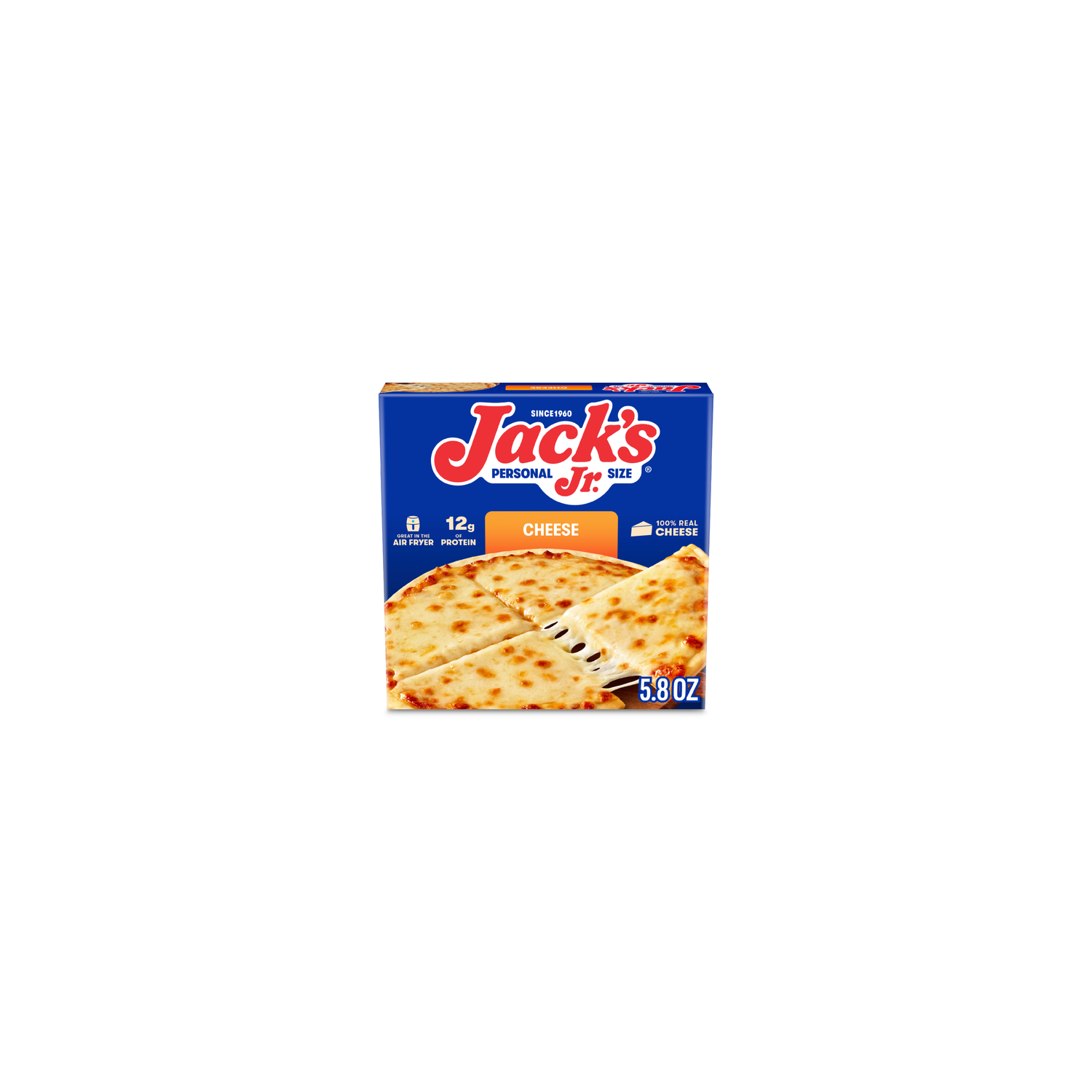 Jack's Jr Personal Size Thin Crust Cheese Frozen Pizza - 5.8 Ounce Image 1 of 4