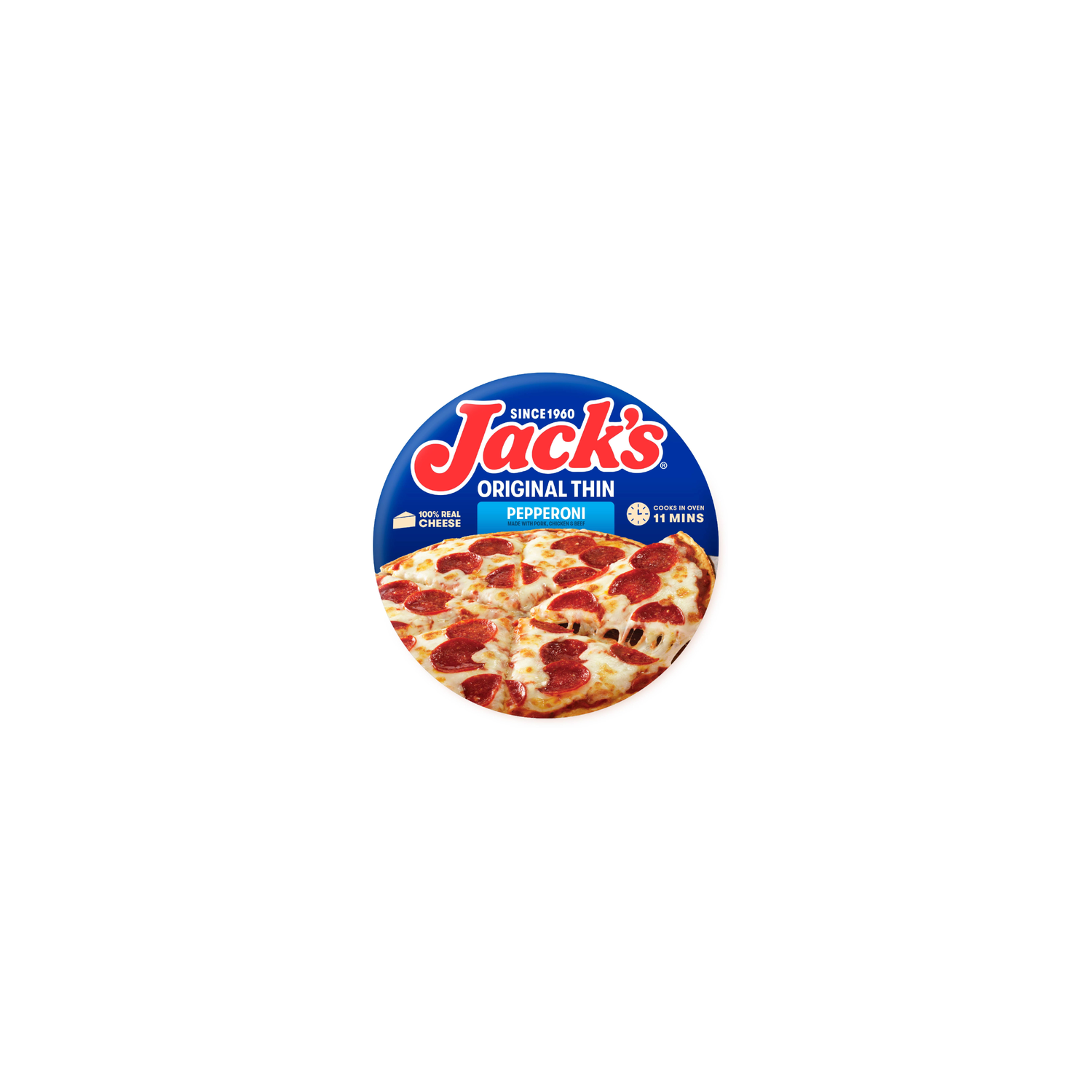 Jack's Original Pepperoni Thin Crust Pizza - 14.3 Ounce - Brookshire's
