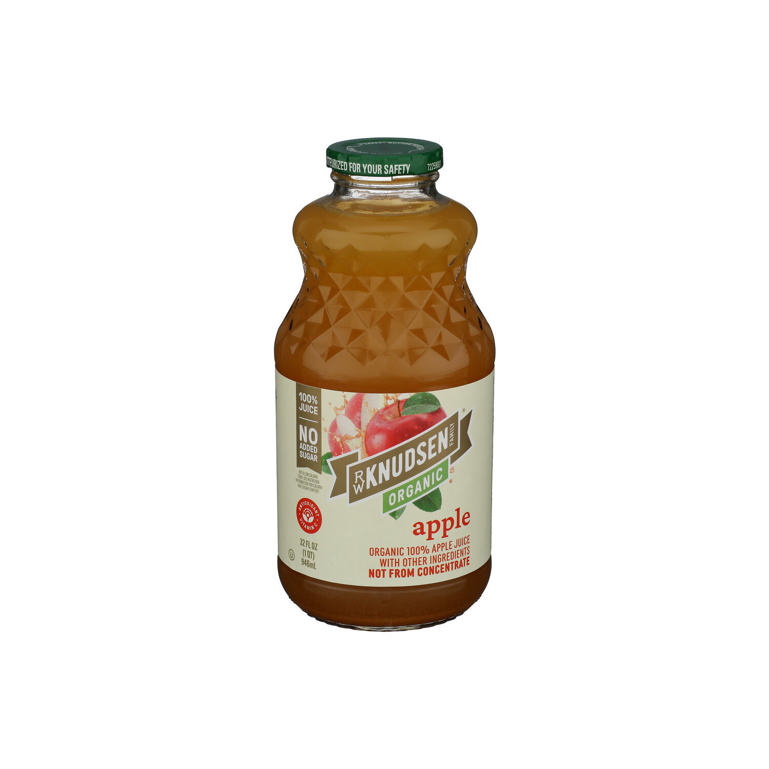 R.W. Knudsen Family Apple Shelf Stable Juice Rw Organic - 32 Fluid