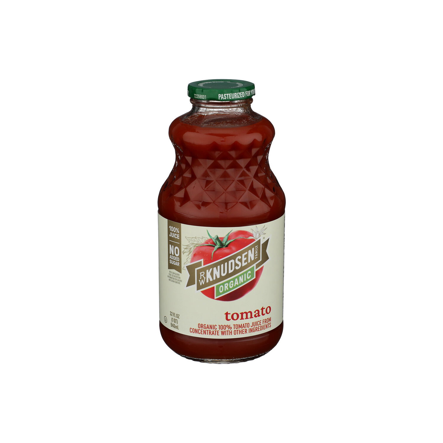 R.W. Knudsen Family Tomato Shelf Stable Juice Organic - 32 Fluid Ounce Image 1 of 4