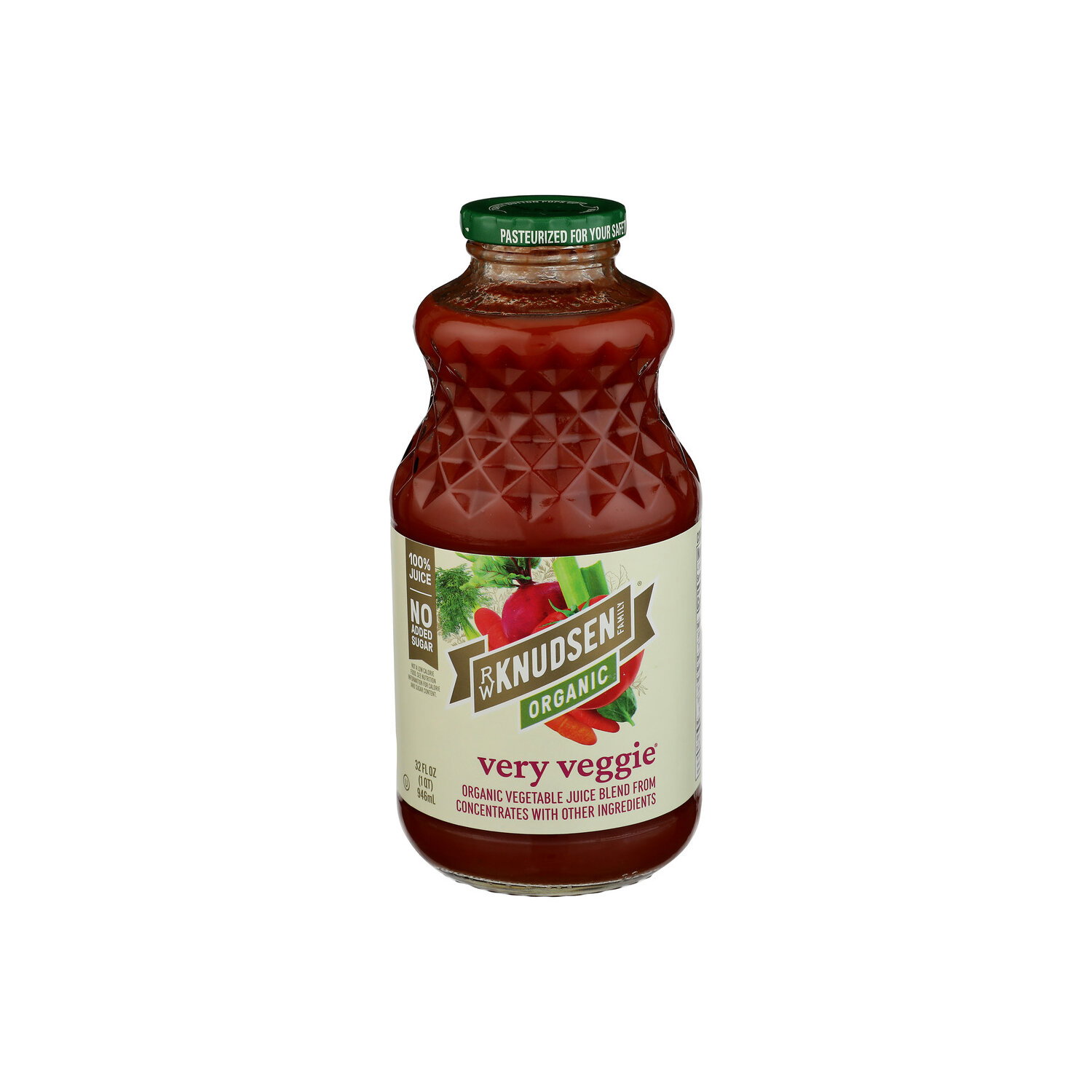 R.W. Knudsen Family Organic Very Veggie Juice - 32 Fluid Ounce Image 1 of 4