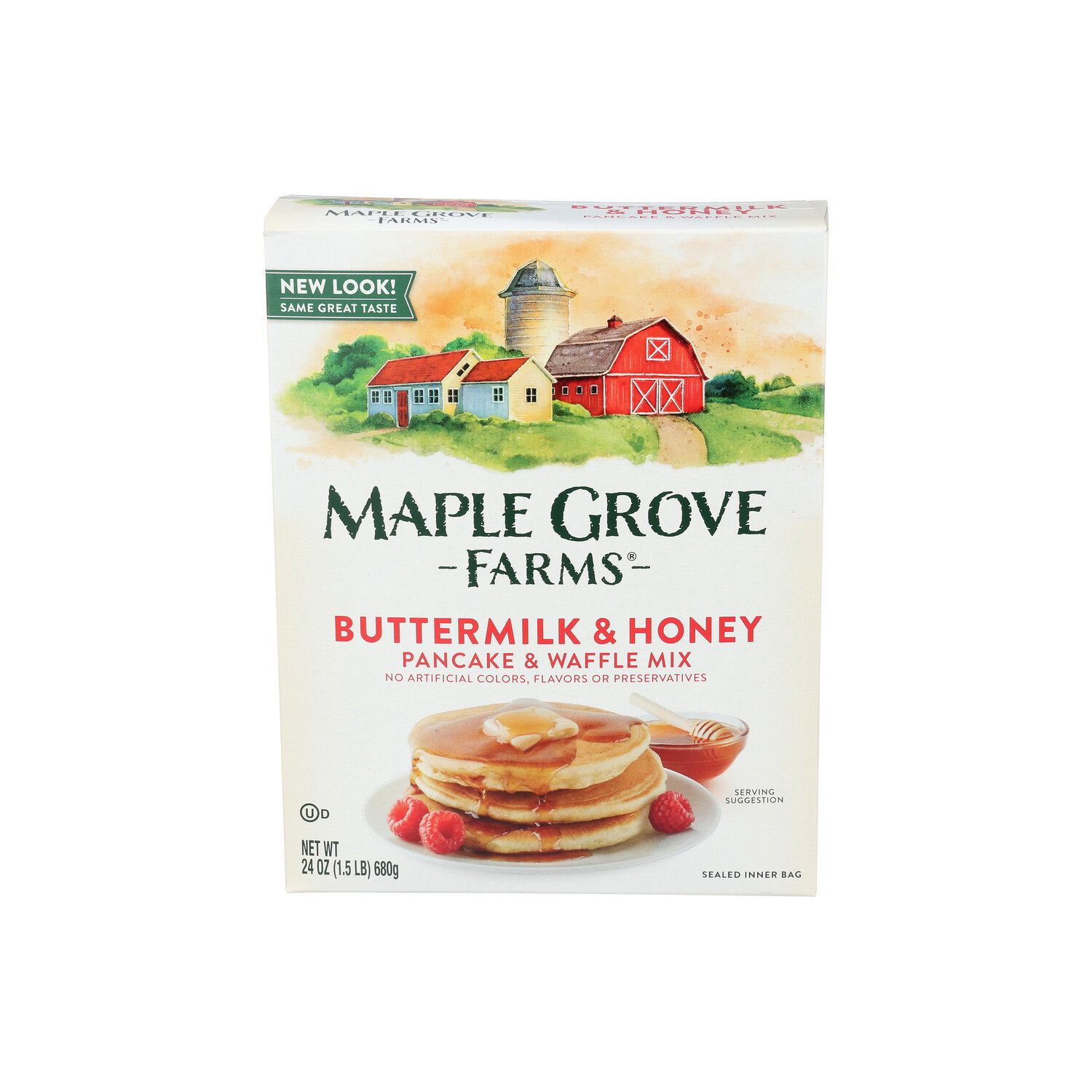Maple Grove Farms Buttermilk & Honey Pancake & Waffle Mix - 24 Ounce Image 1 of 4