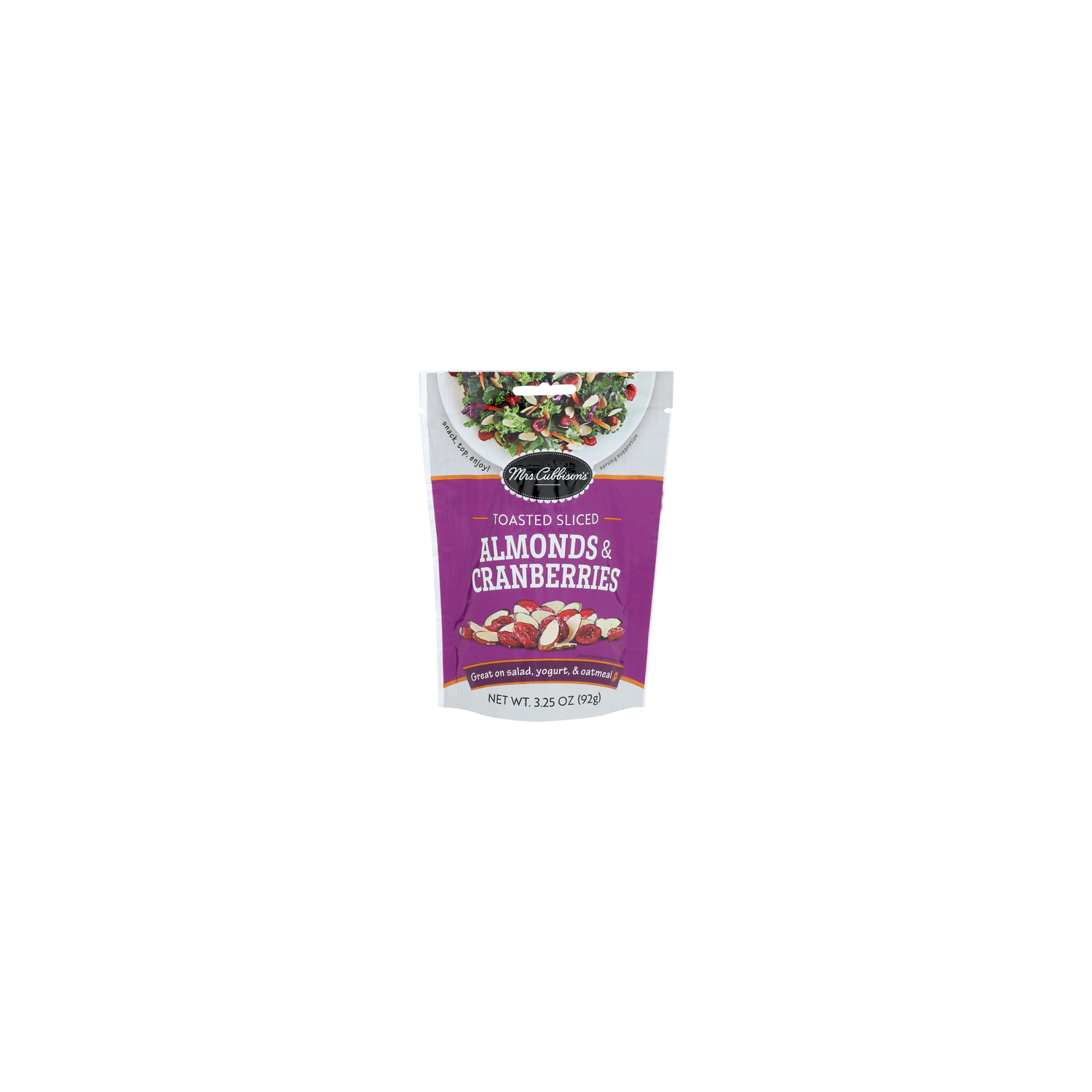 MRS. CUBBISON's Almonds & Cranberries Toasted Sliced - 3.25 Ounce Image 1 of 4