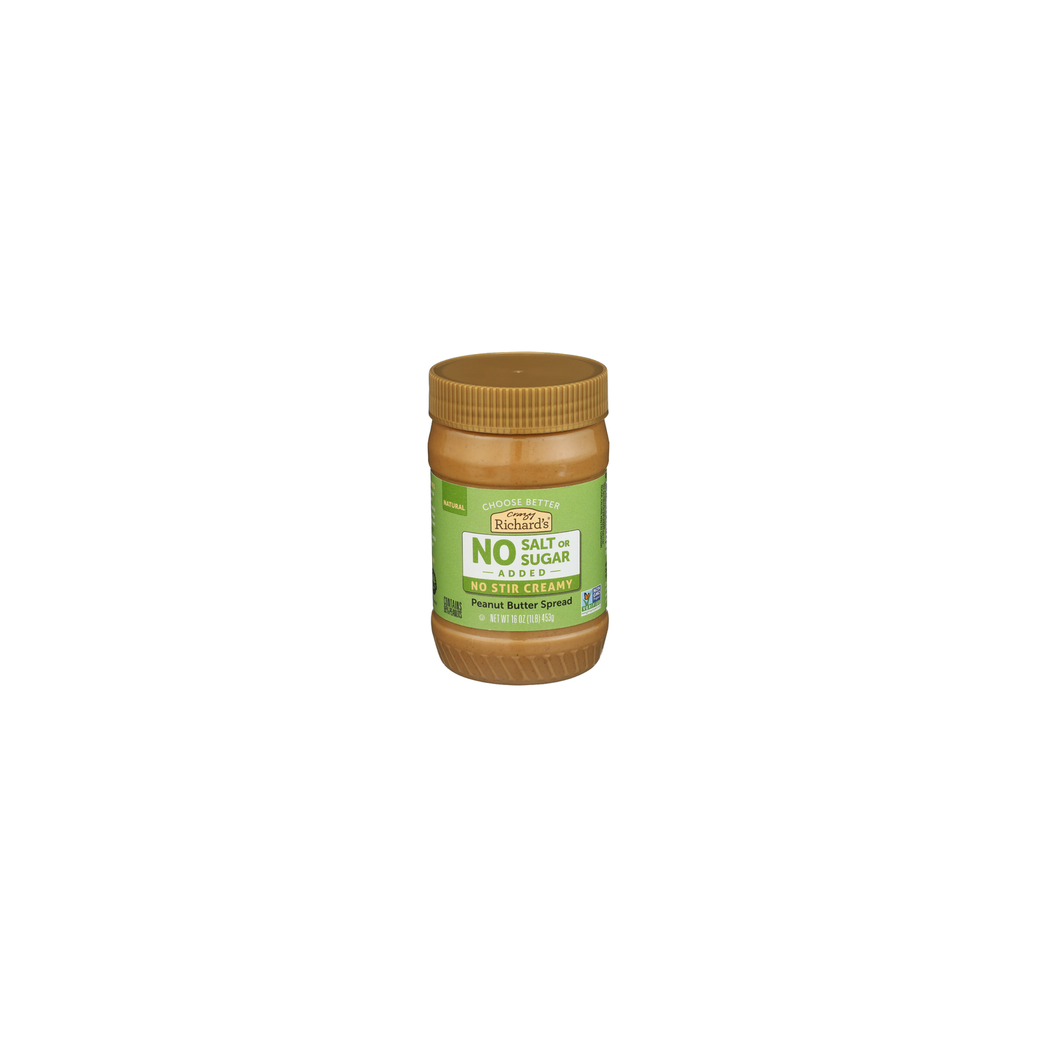 Crazy RICHARD's Creamy Peanut Butter Natural No Stir - 16 Ounce Image 1 of 4