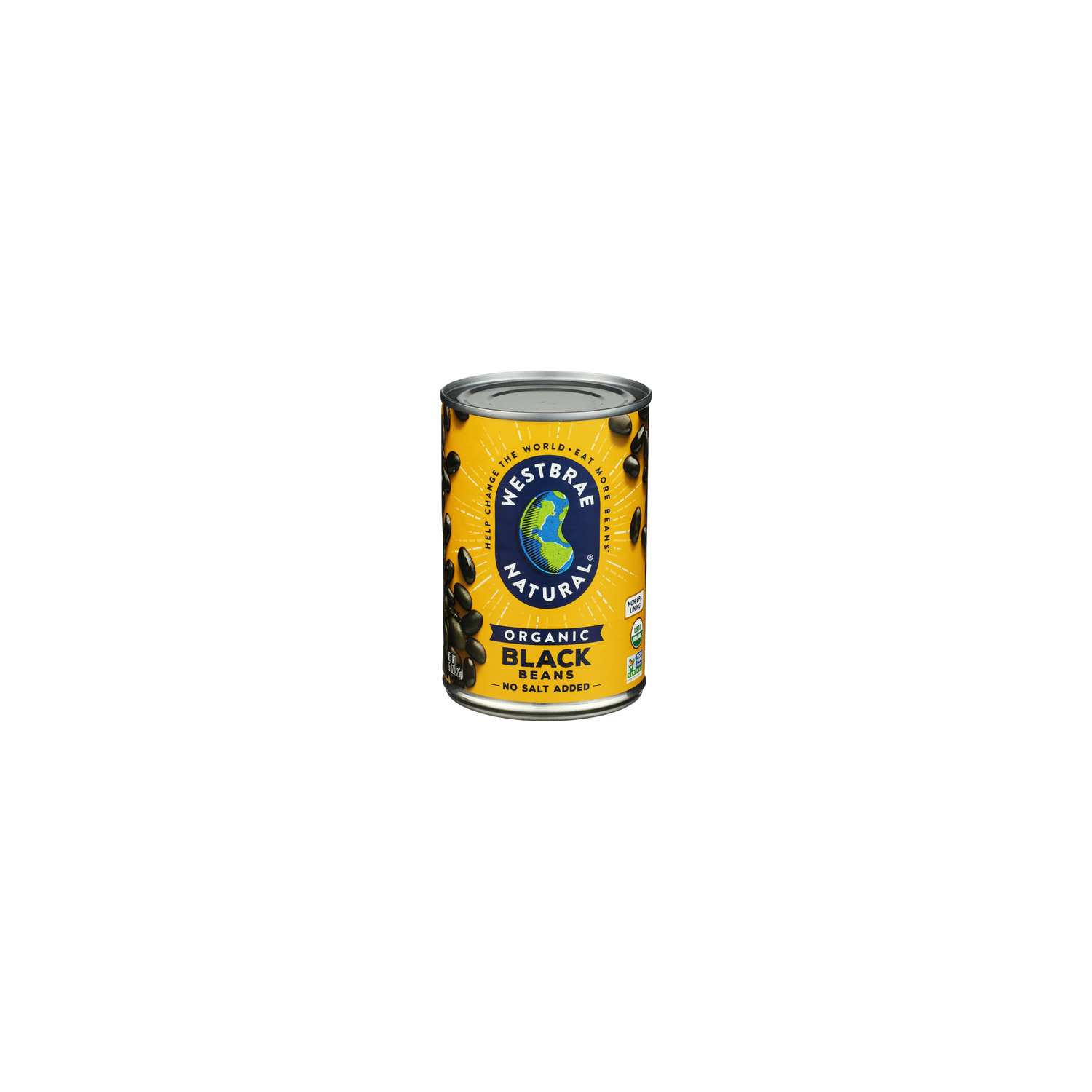 Westbrae Natural Black Beans Canned Vegetables - 15 Ounce Image 1 of 4