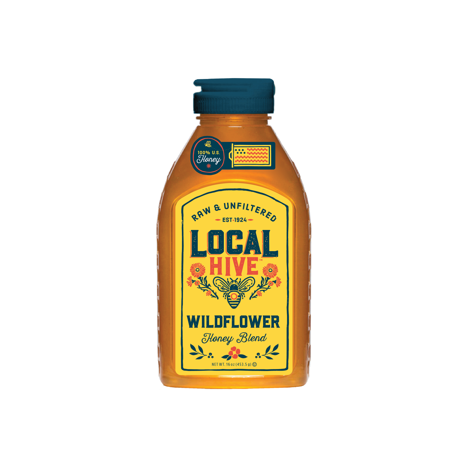 Local Hive Wildflower Raw & Unfiltered Honey Blend - 16 Ounce Image 1 of 4