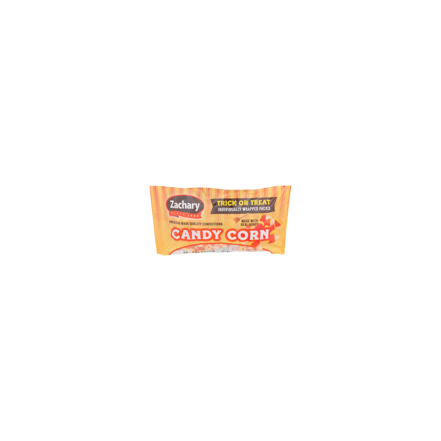 Zachary Made With Real Honey Individually Wrapped Packages Candy Corn - 24 Ounce Image 1 of 4