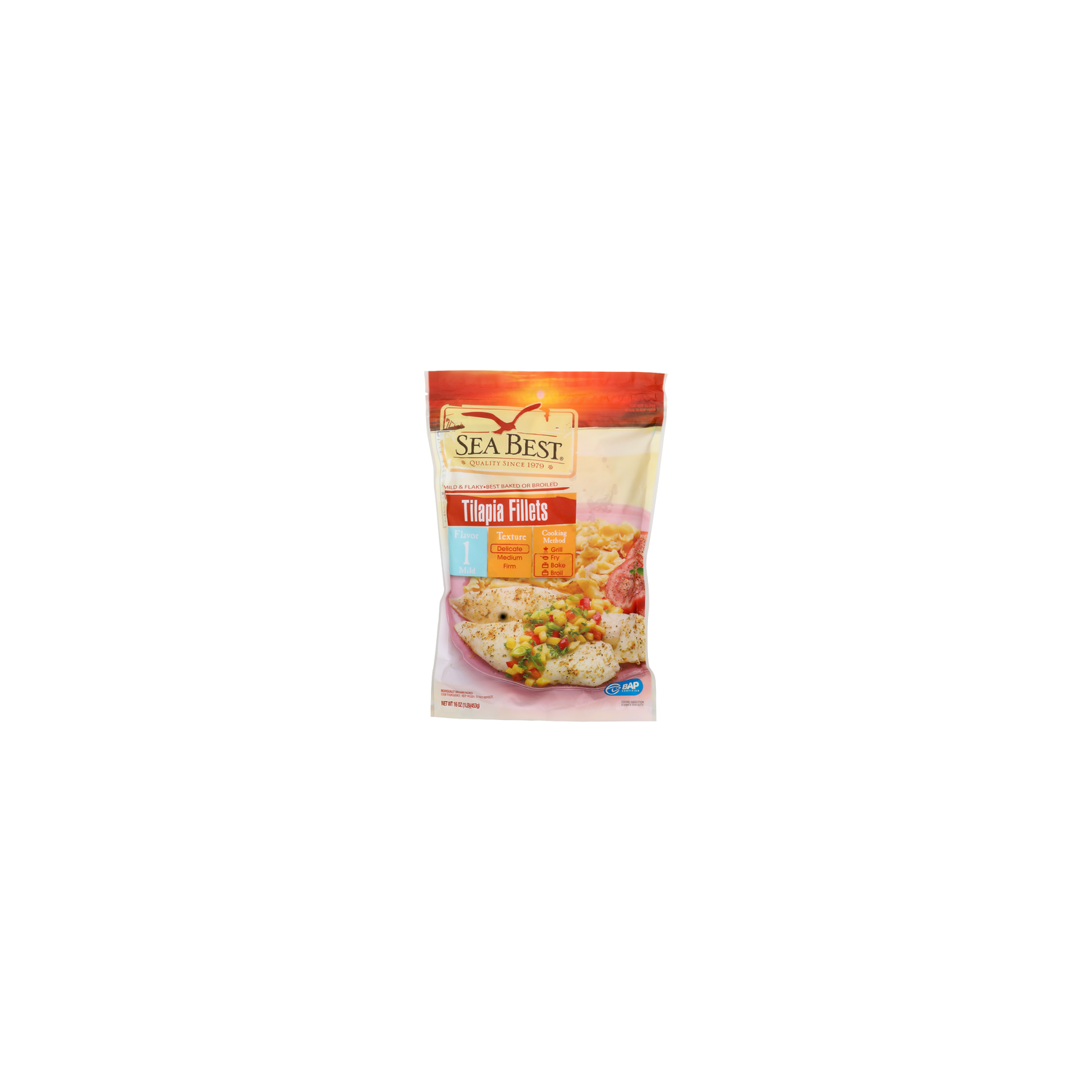 Sea Best Flavor 1 Mild Tilapia Fillets - 16 Ounce Image 1 of 4