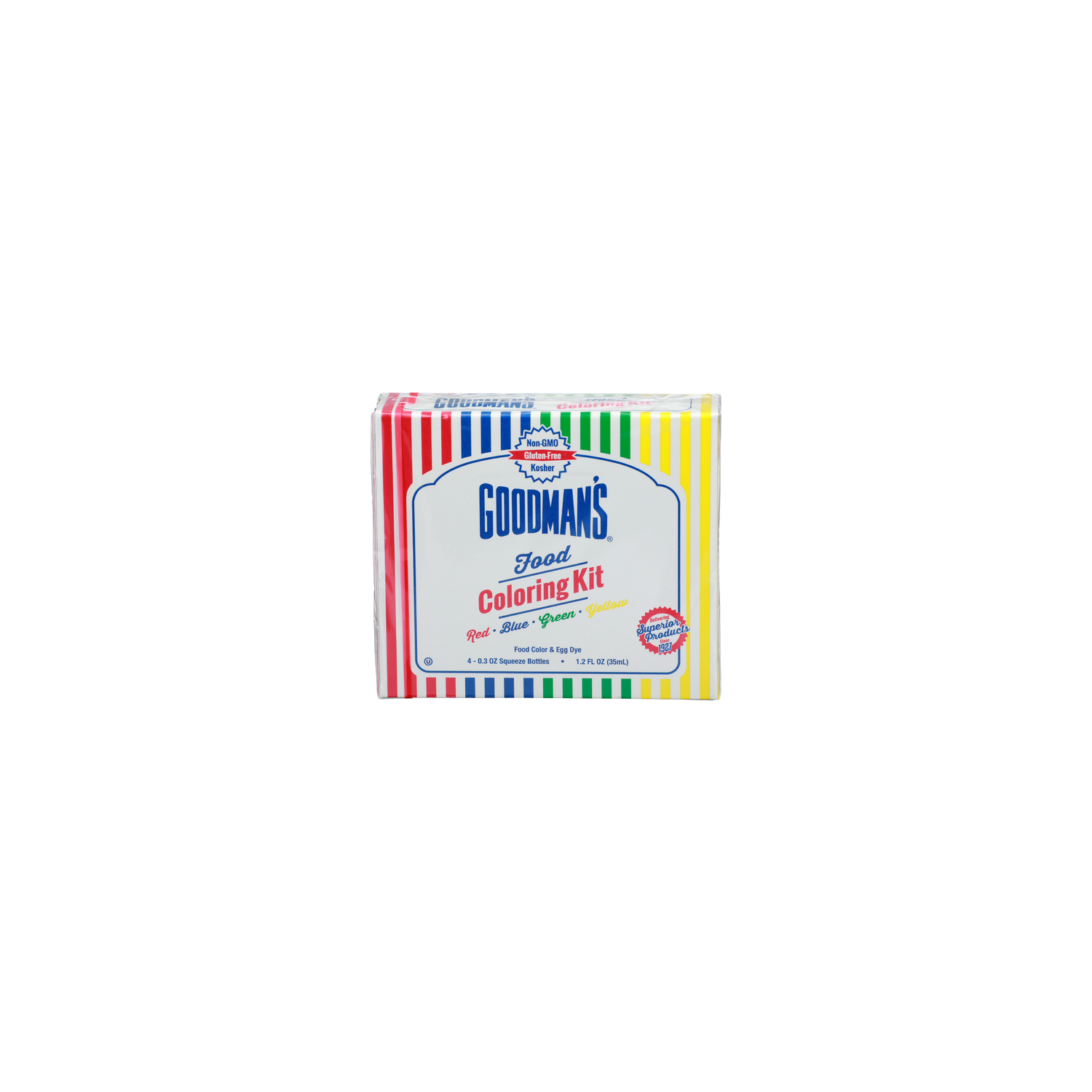 Goodman's Food Color & Egg Dye Coloring Kit - 0.3 Fluid Ounce - 4 Count Image 1 of 3