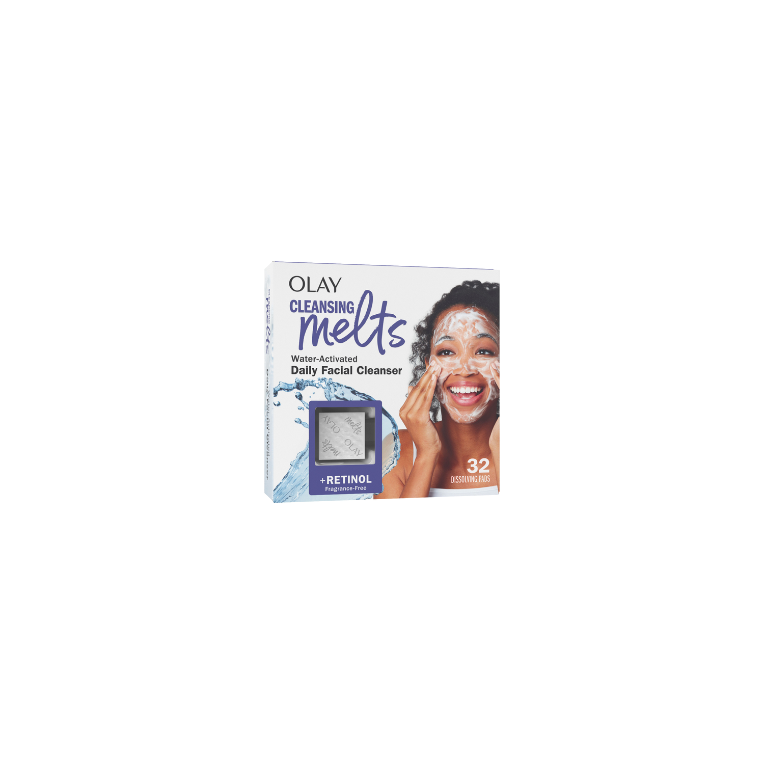 Olay Cleansing Melts + Retinol Face Cleanser - 32 Count Image 1 of 2