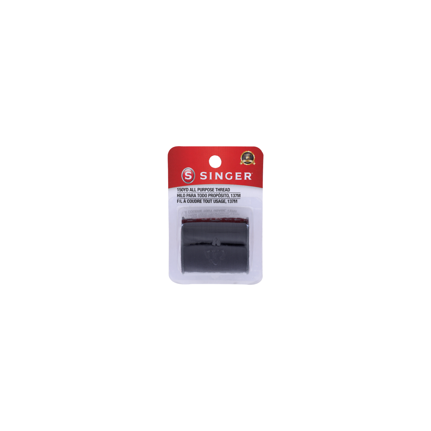 Singer Black All Purpose Thread - 150 Yard Image 1 of 2