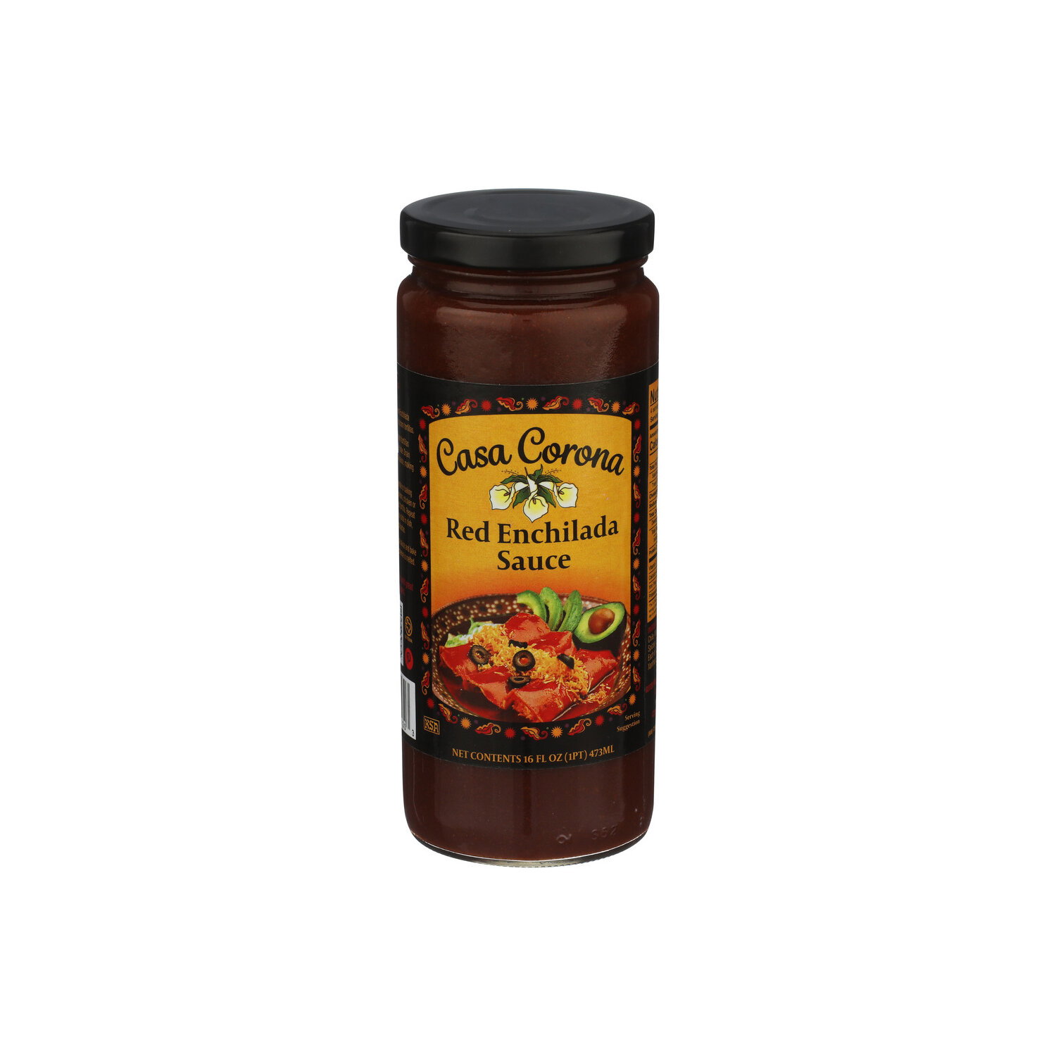 CLAUDE's Chile Red Medium Liquid Casa Corona Enchilada Sauce - 16 Fluid Ounce Image 1 of 4