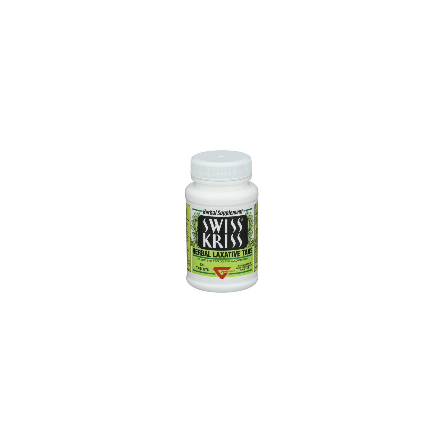 SWISS KRISS Herbal Laxative Tabs - 120 Count Image 1 of 4