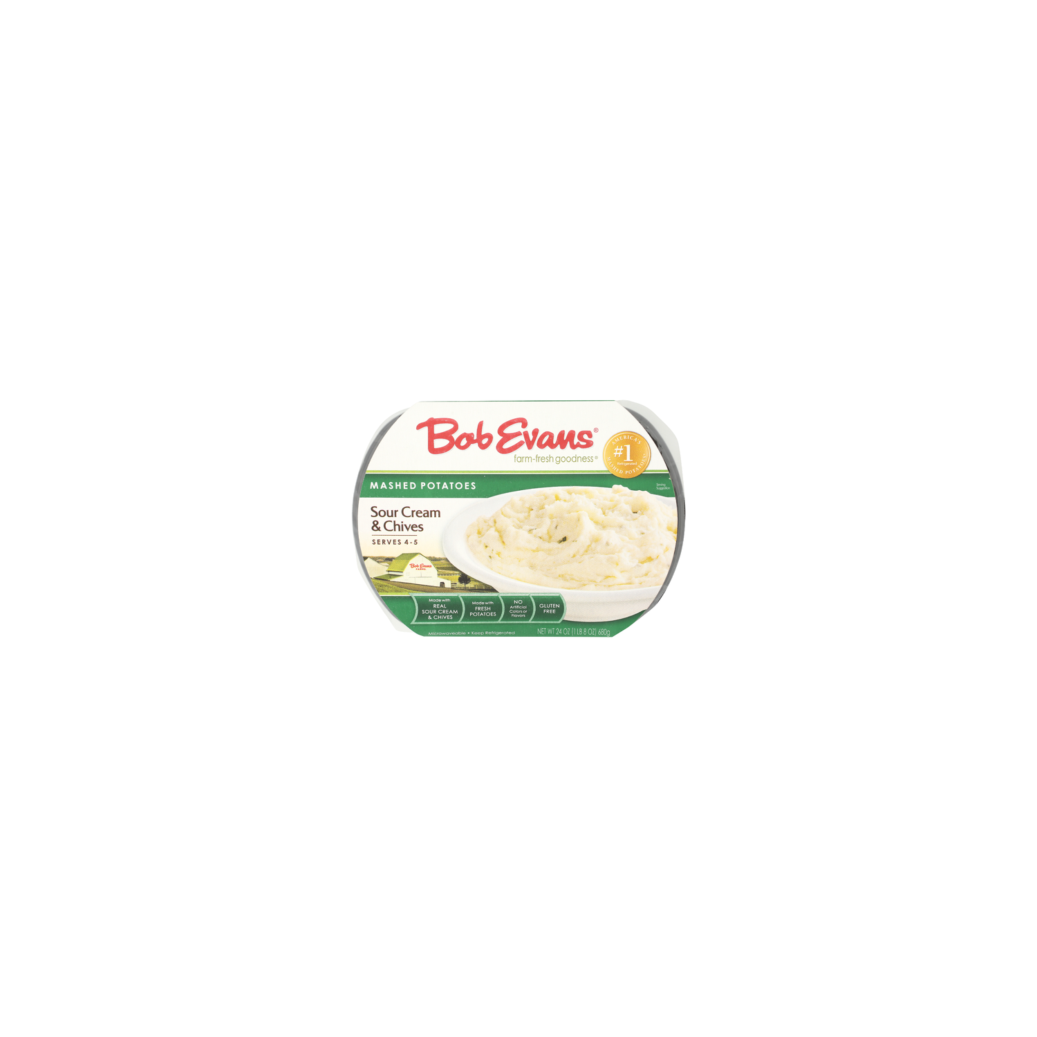 Bob Evans Sour Cream & Chives Mashed Potatoes - 24 Ounce Image 1 of 4