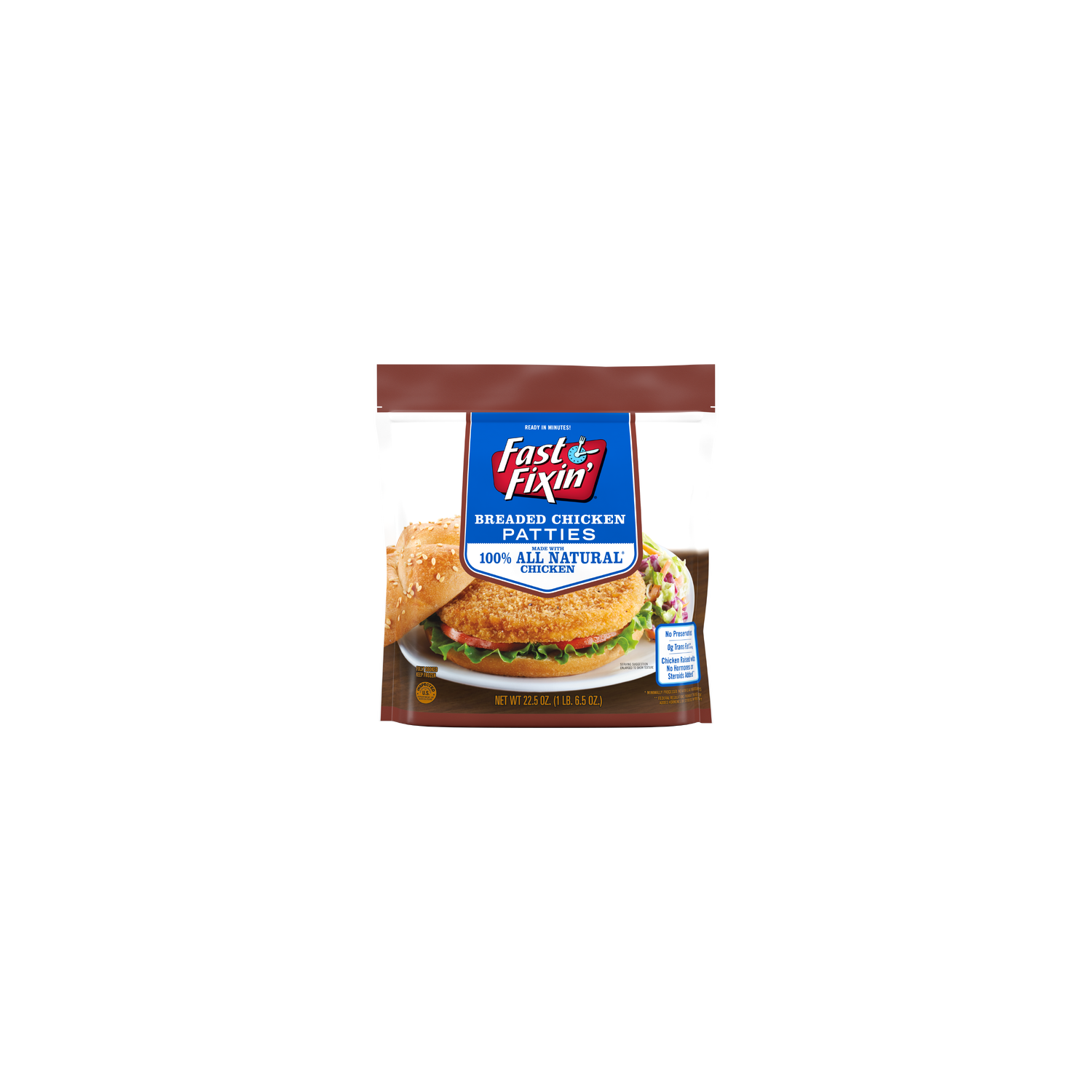 Fast Fixin ' Chicken Breast Patties, Frozen - 22.5 Ounce Image 1 of 2