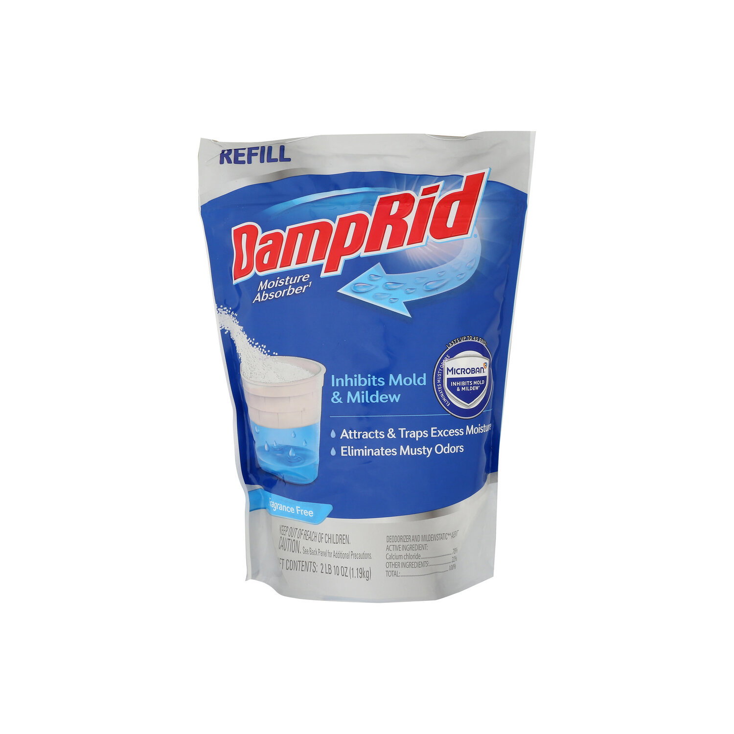 Damprid Fragrance Free Ma Refill Bag - 1.19 Kilogram Image 1 of 3