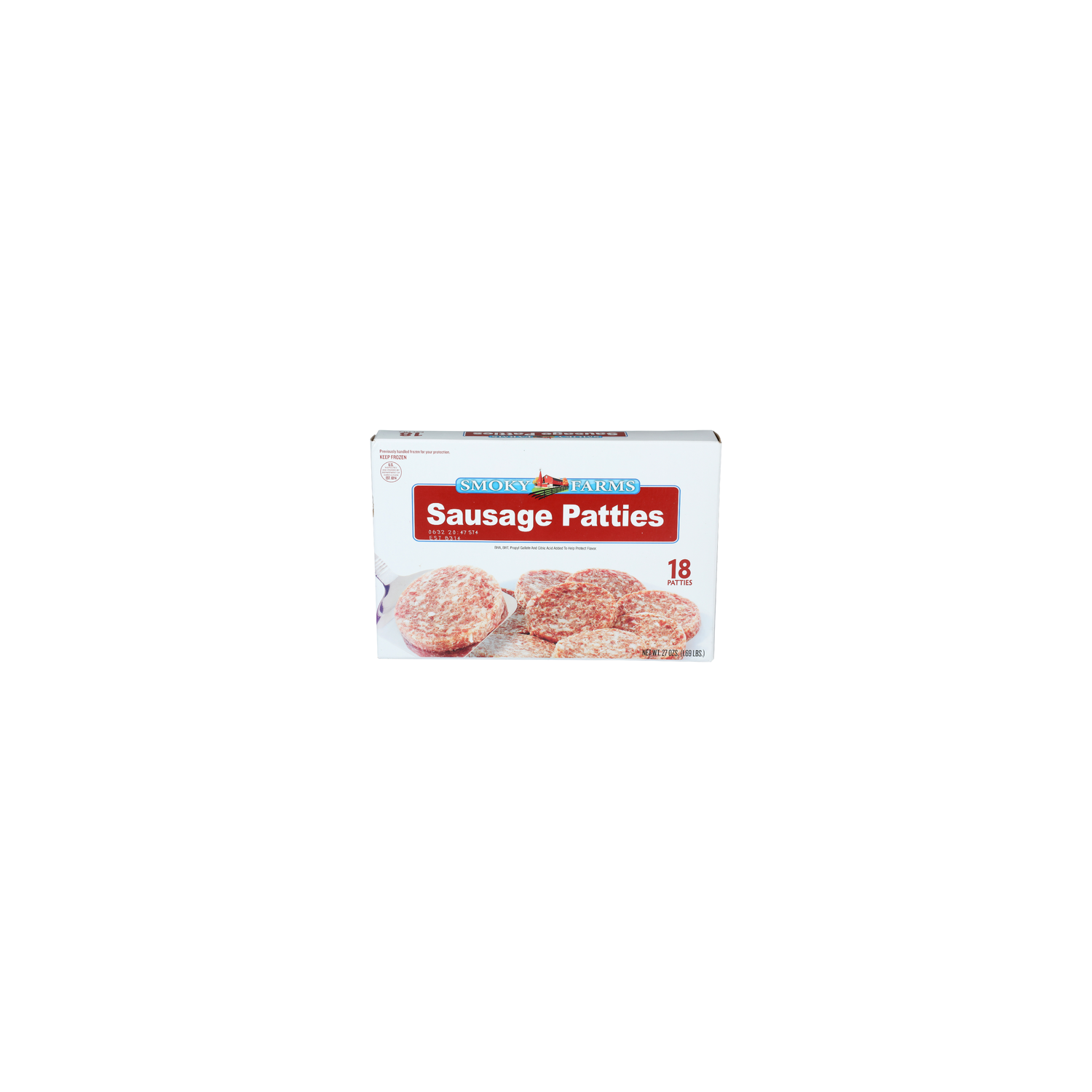 Smoky Farms Sausage Patties - 1.5 Ounce - 18 Count Image 1 of 4
