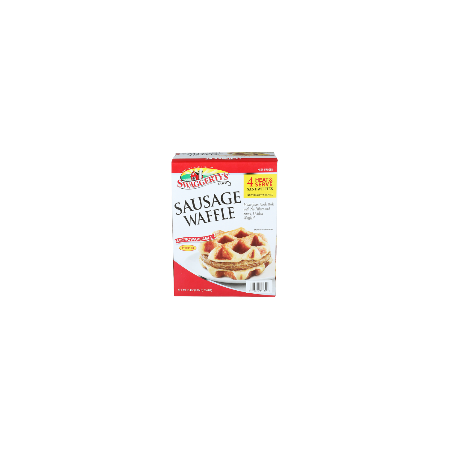 SWAGGERTY's Farm Sausage Waffle - 2.6 Ounce - 4 Count Image 1 of 4