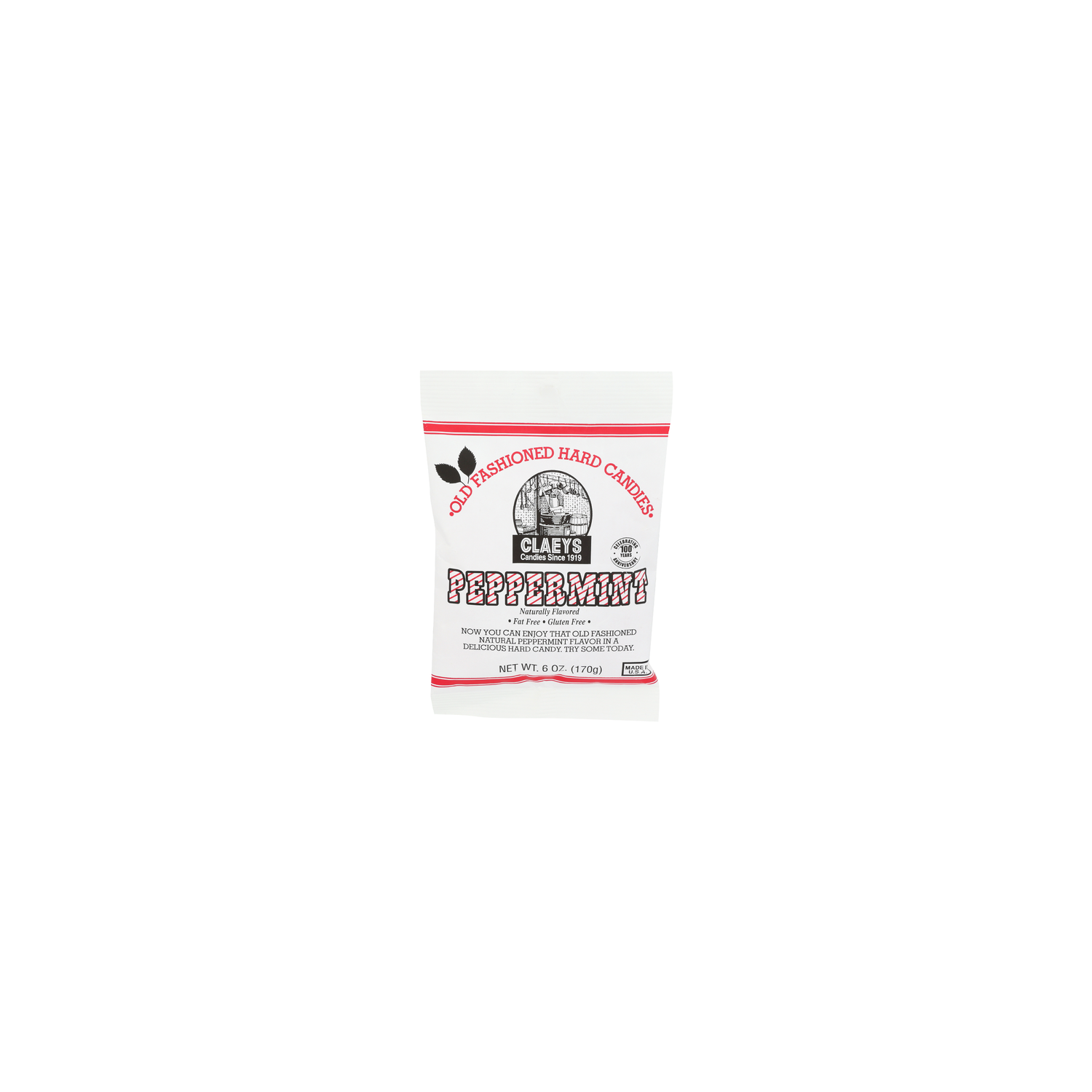 Claeys Peppermint Old Fashioned Hard Candies - 6 Ounce Image 1 of 4
