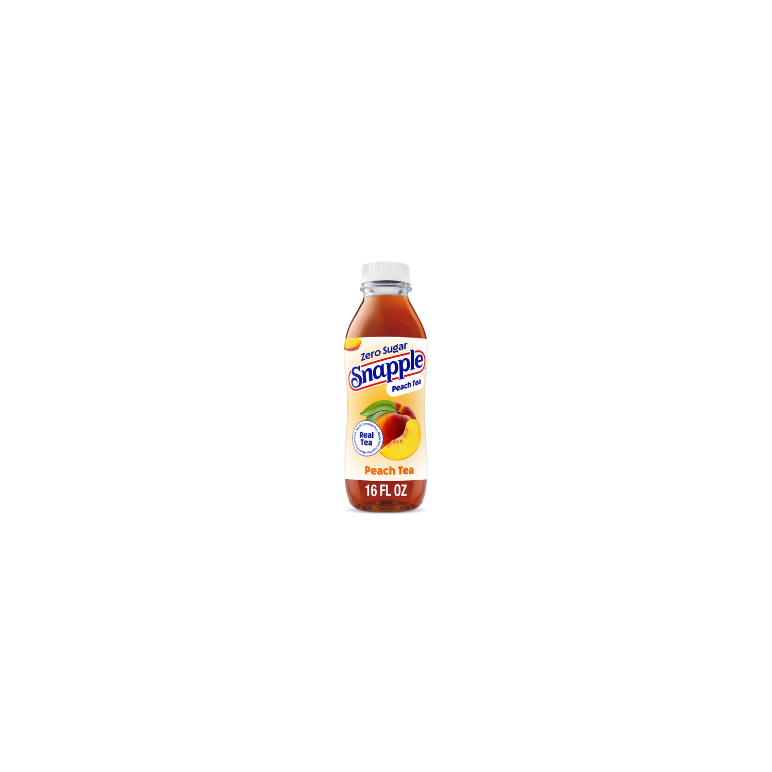 Snapple Zero Sugar Peach Tea - 16 Fluid Ounce Image 1 of 3