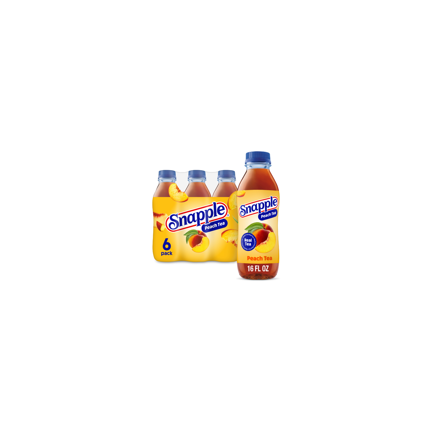 Snapple Peach Tea - 2.667 Fluid Ounce - 6 Count Image 1 of 3