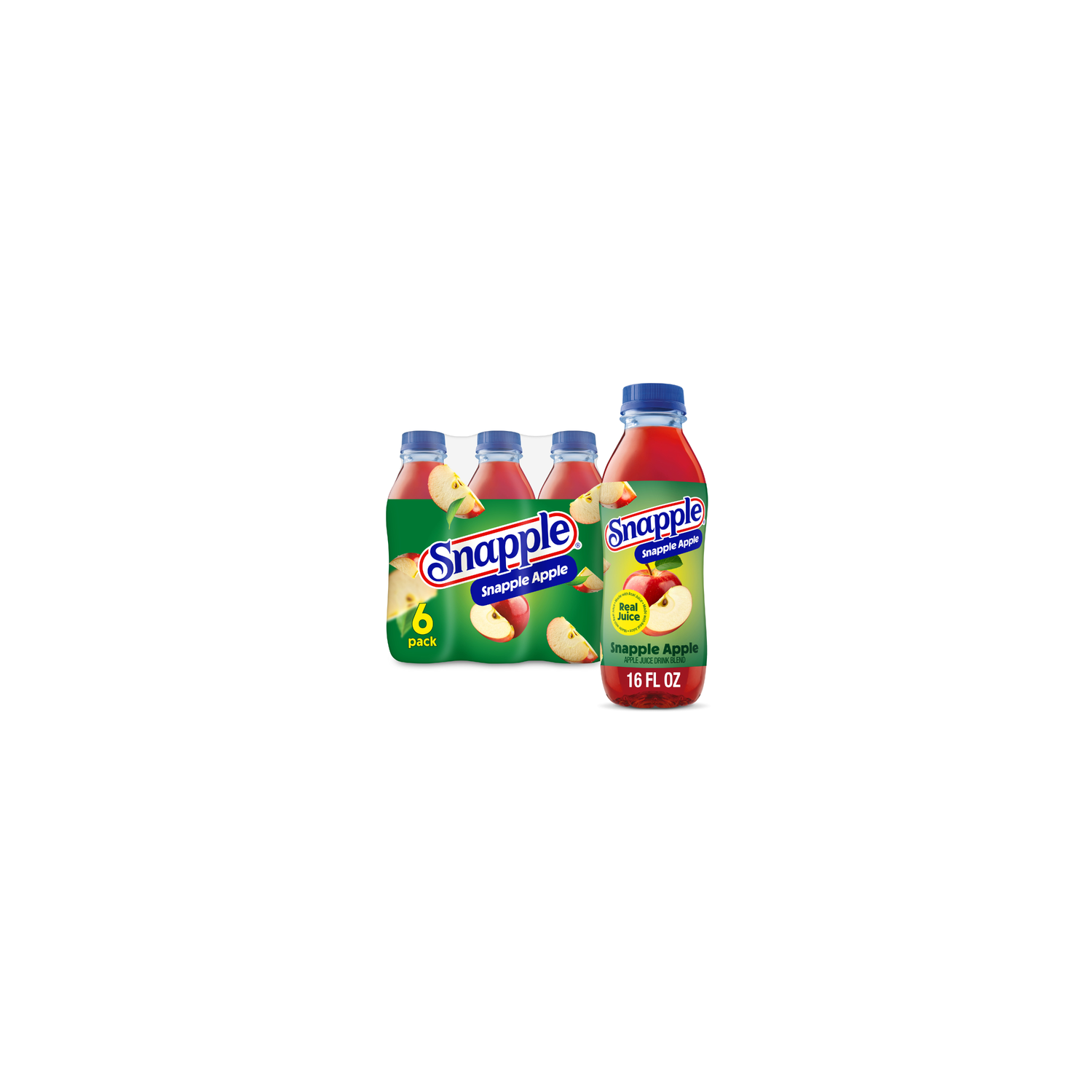 Snapple Apple Juice Drink - 2.667 Fluid Ounce - 6 Count Image 1 of 3
