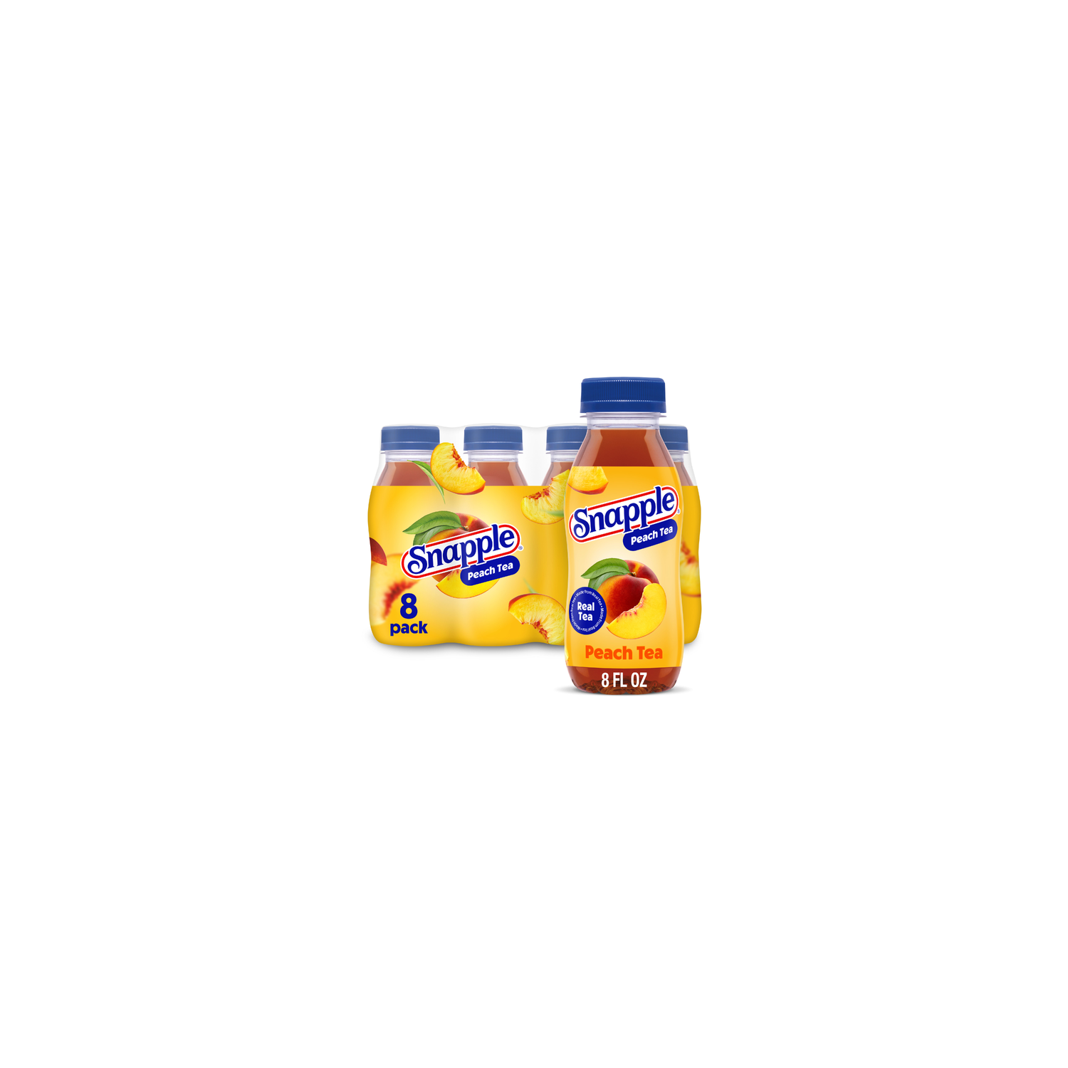 Snapple Peach Tea Mini - 8 Fluid Ounce Image 1 of 3