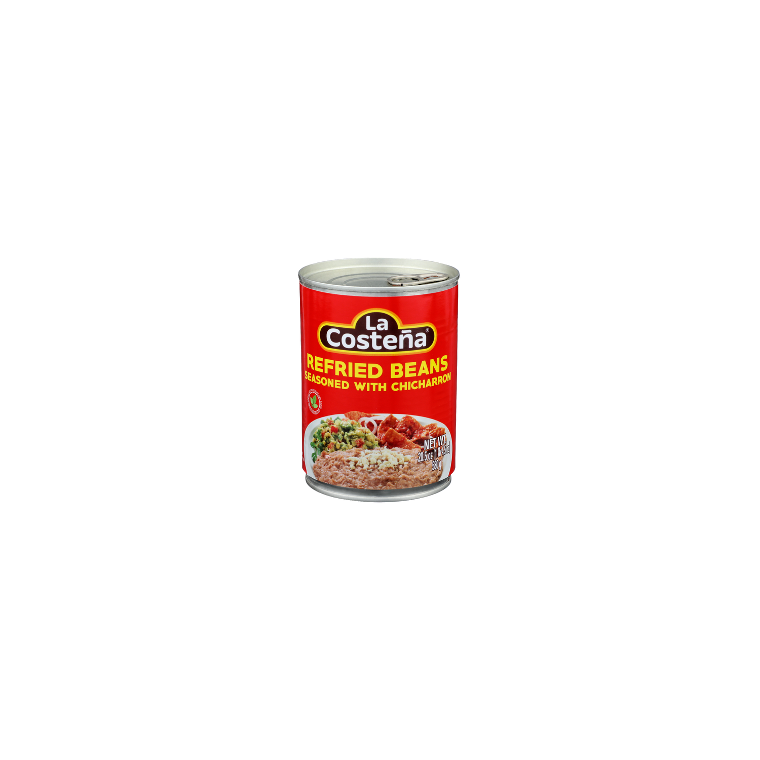 La Costena Seasoned With Chicharron Refried Beans - 20.5 Ounce Image 1 of 4