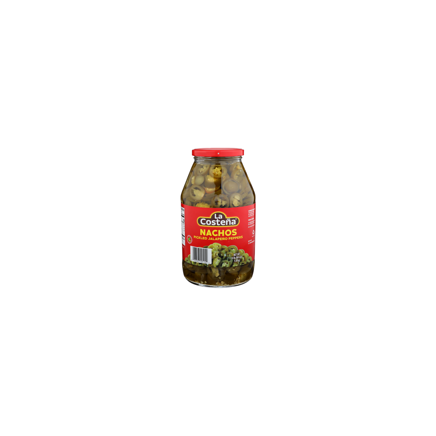La Costena Pickled Jalapeno Peppers - 4 Pound Image 1 of 4