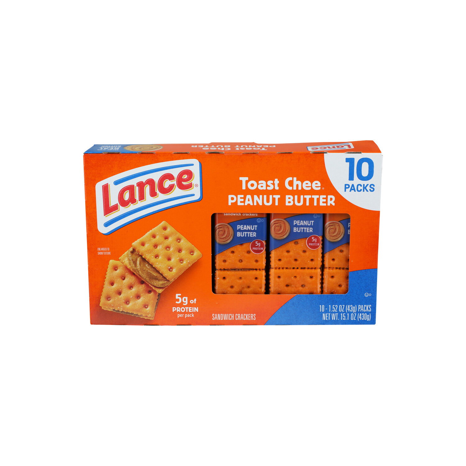 Lance Toast Chee Peanut Butter - 1.51 Ounce - 10 Count Image 1 of 4