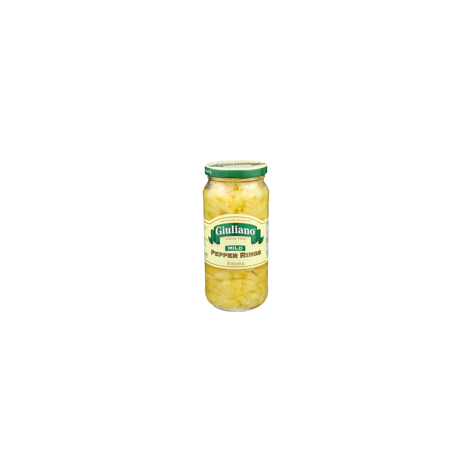 Giuliano Mild Pepper Rings - 16 Fluid Ounce Image 1 of 4