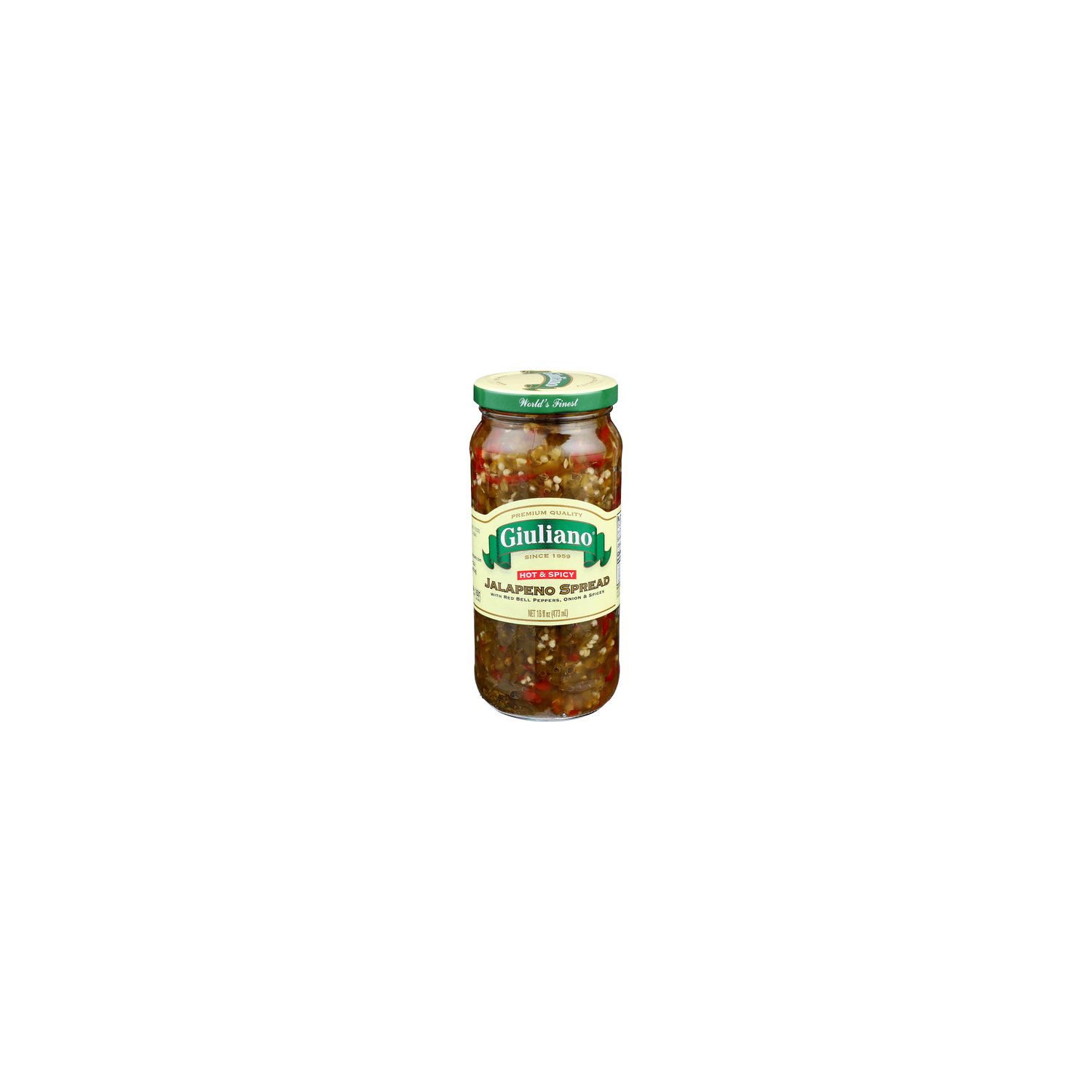 Giuliano Hot & Spicy Jalapeno Spread - 16 Fluid Ounce Image 1 of 4