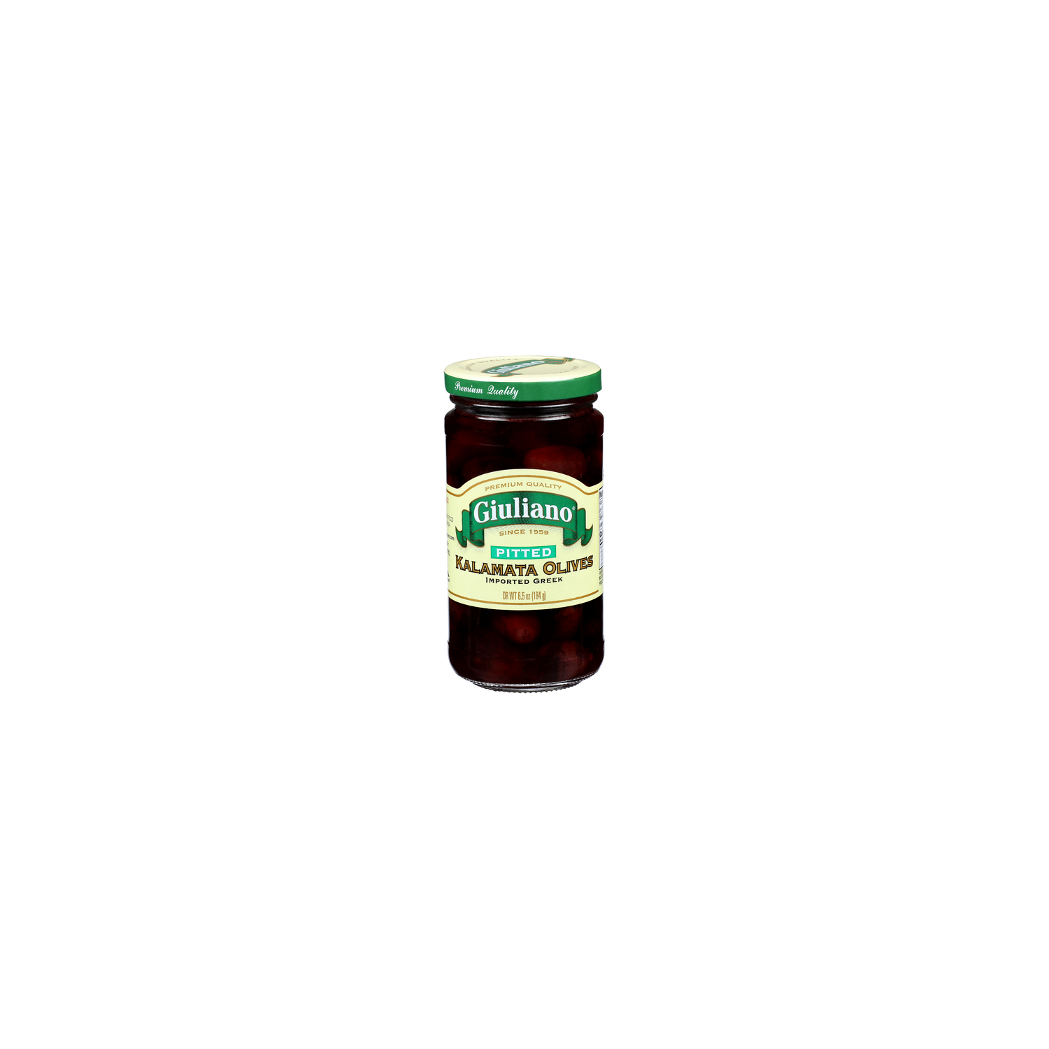 Giuliano Pitted Kalamata Olives - 6.5 Ounce Image 1 of 4