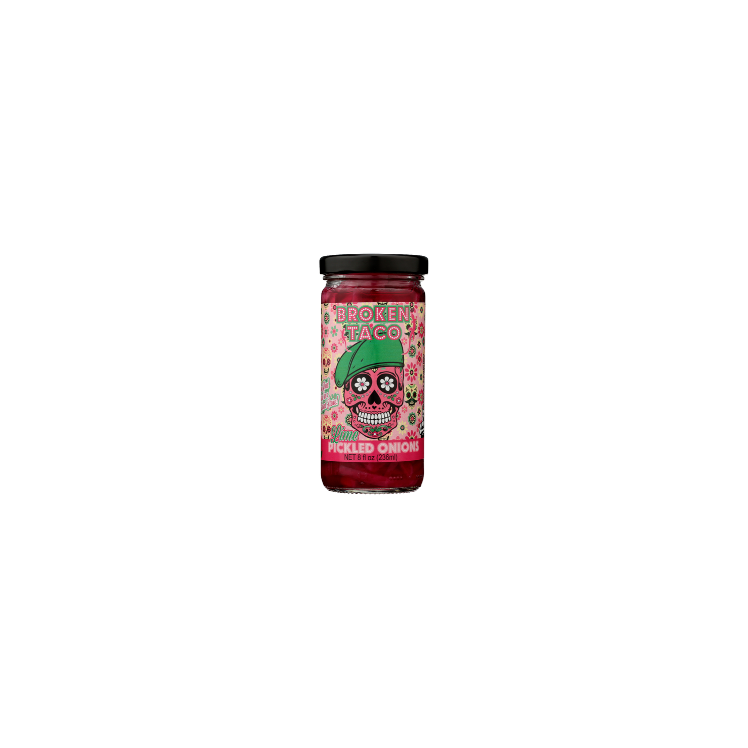 Broken Taco Onions Red Lime Pkld - 8 Fluid Ounce Image 1 of 2
