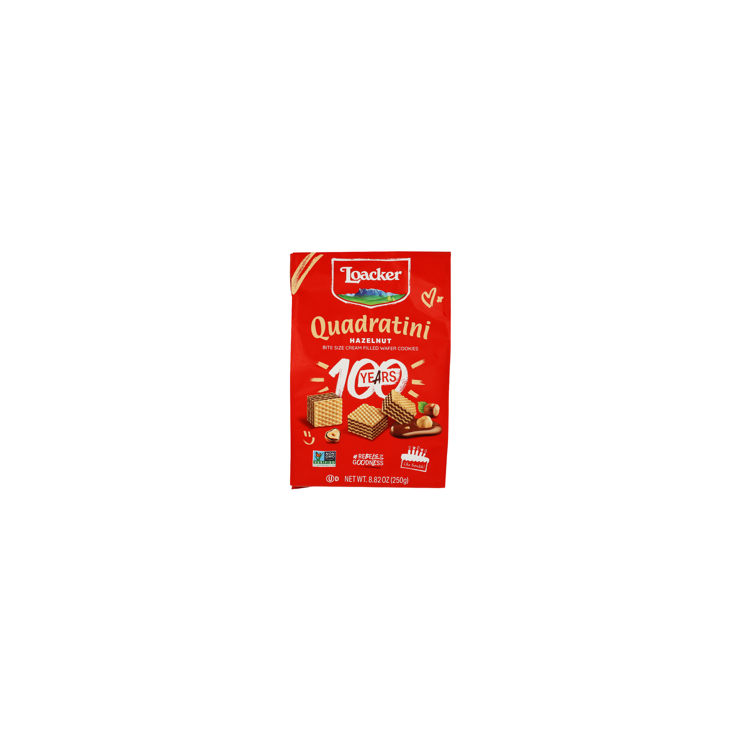 Loacker Hazelnut Quadratini - 8.82 Ounce Image 1 of 4